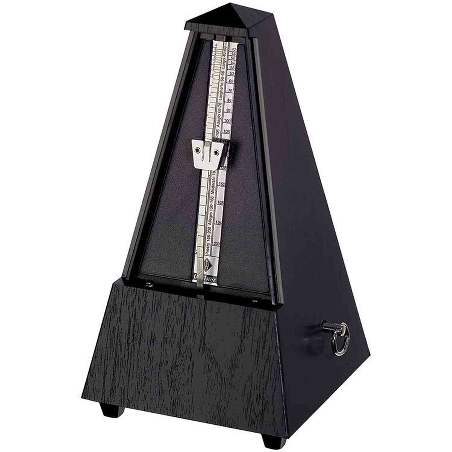 Wittner 855 Series Metronome with Bell - Black Grain Finish