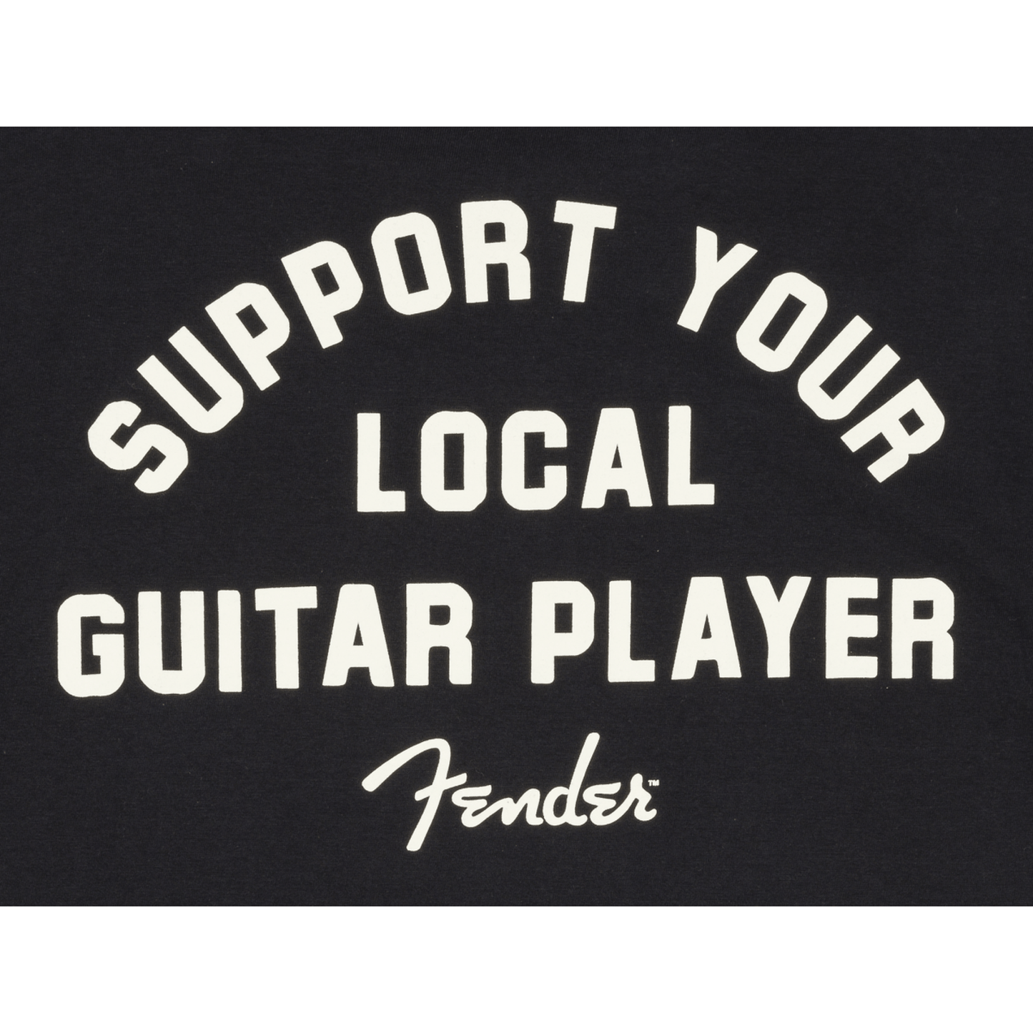 Support Your Local Guitar Player Tee - Black - XL