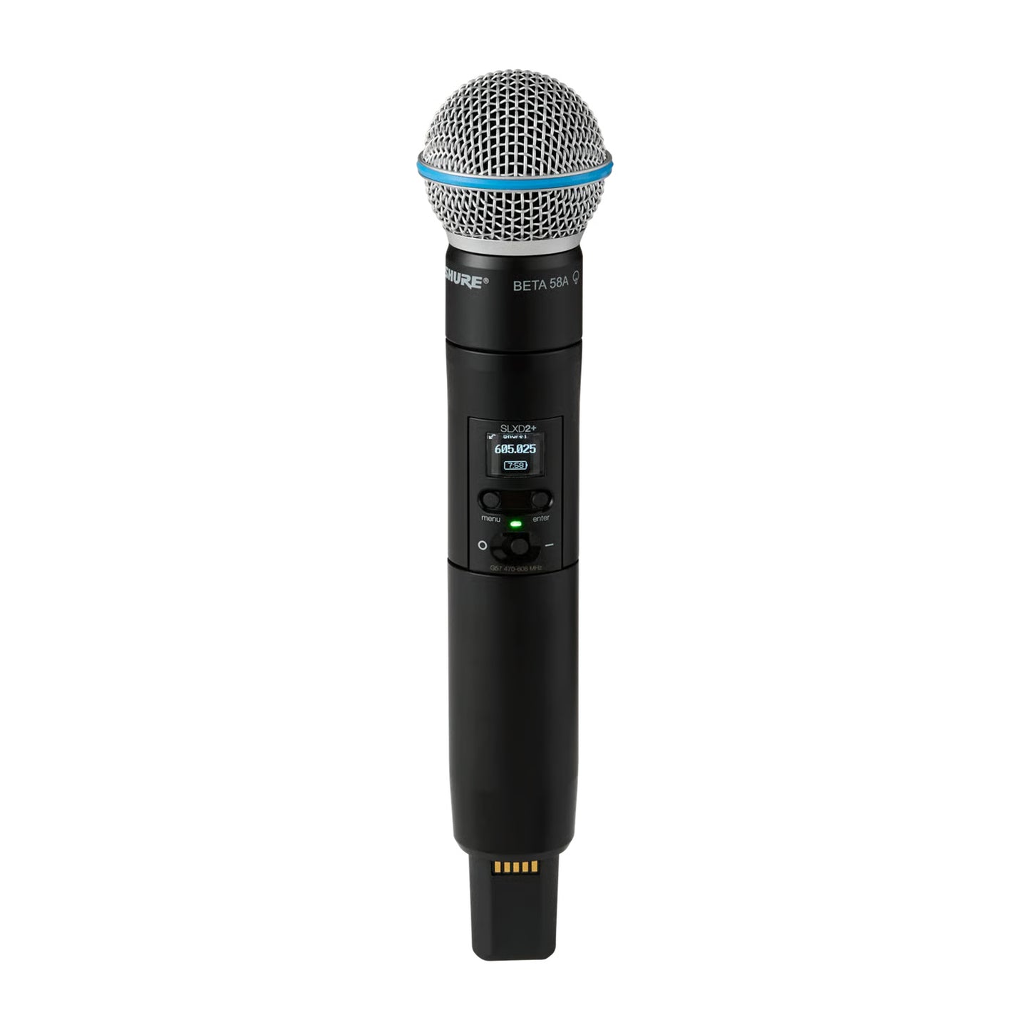 Shure SLXD24D+ B58 H58 Wireless Digital Handheld System Dual Channel