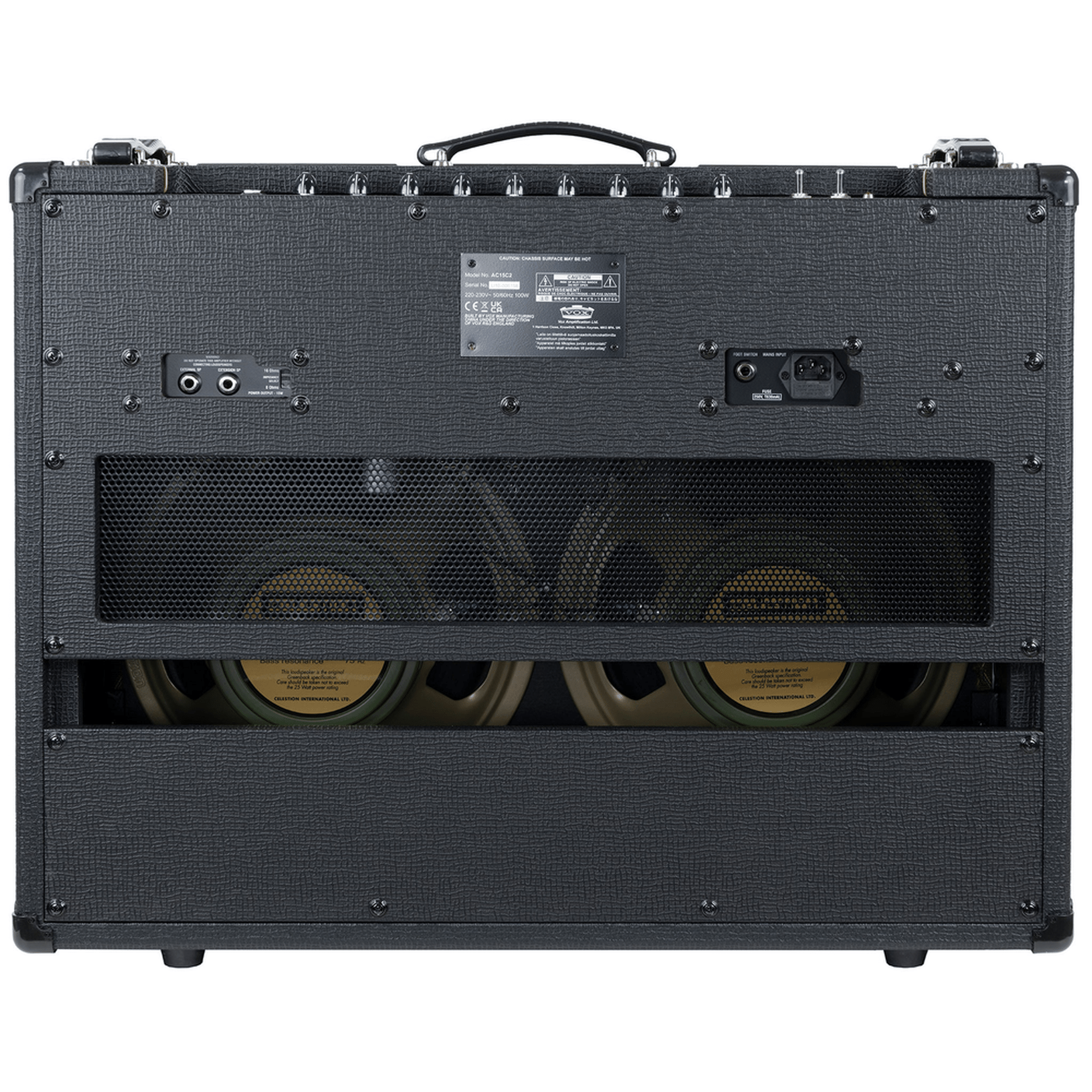 Vox AC15C2 2x12 Guitar Amplifier (Greenback) - Joondalup Music Centre