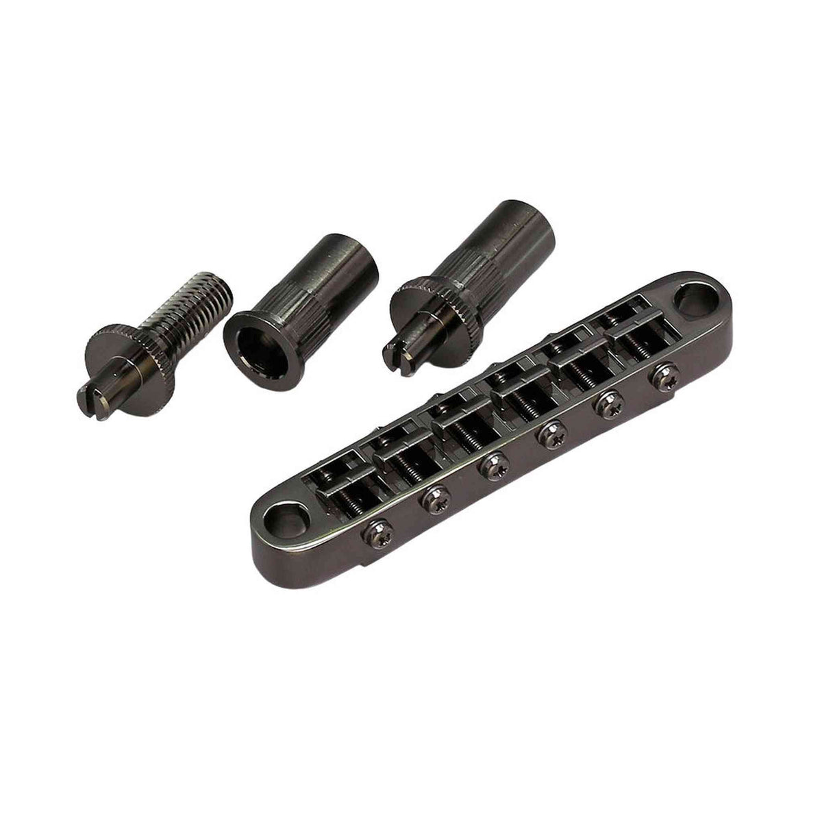 Gotoh GE103BT Tune-O-Matic Electric Guitar Bridge (Nashville) in Black Finish