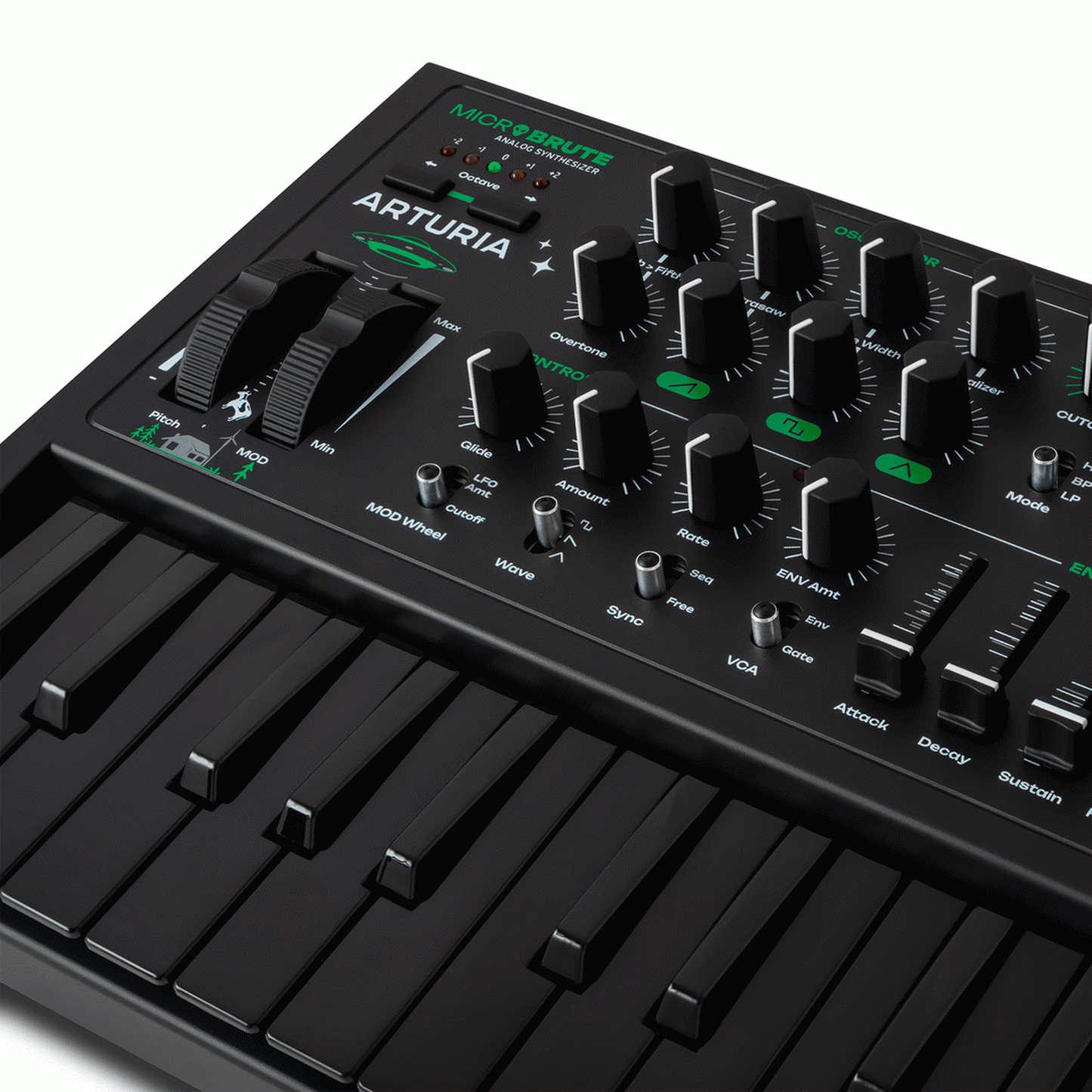 Arturia MicroBrute UFO Limited Edition 25 Key Monophonic Analog Synthesiser
