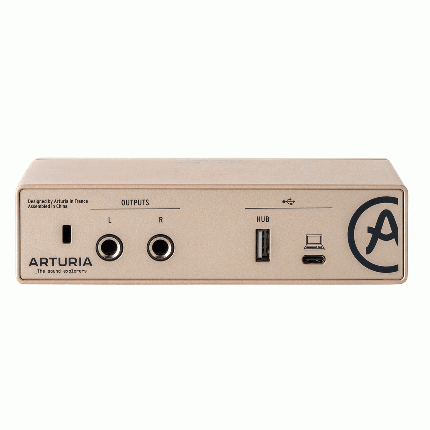 Arturia MiniFuse 1 Audio Interface - Champagne