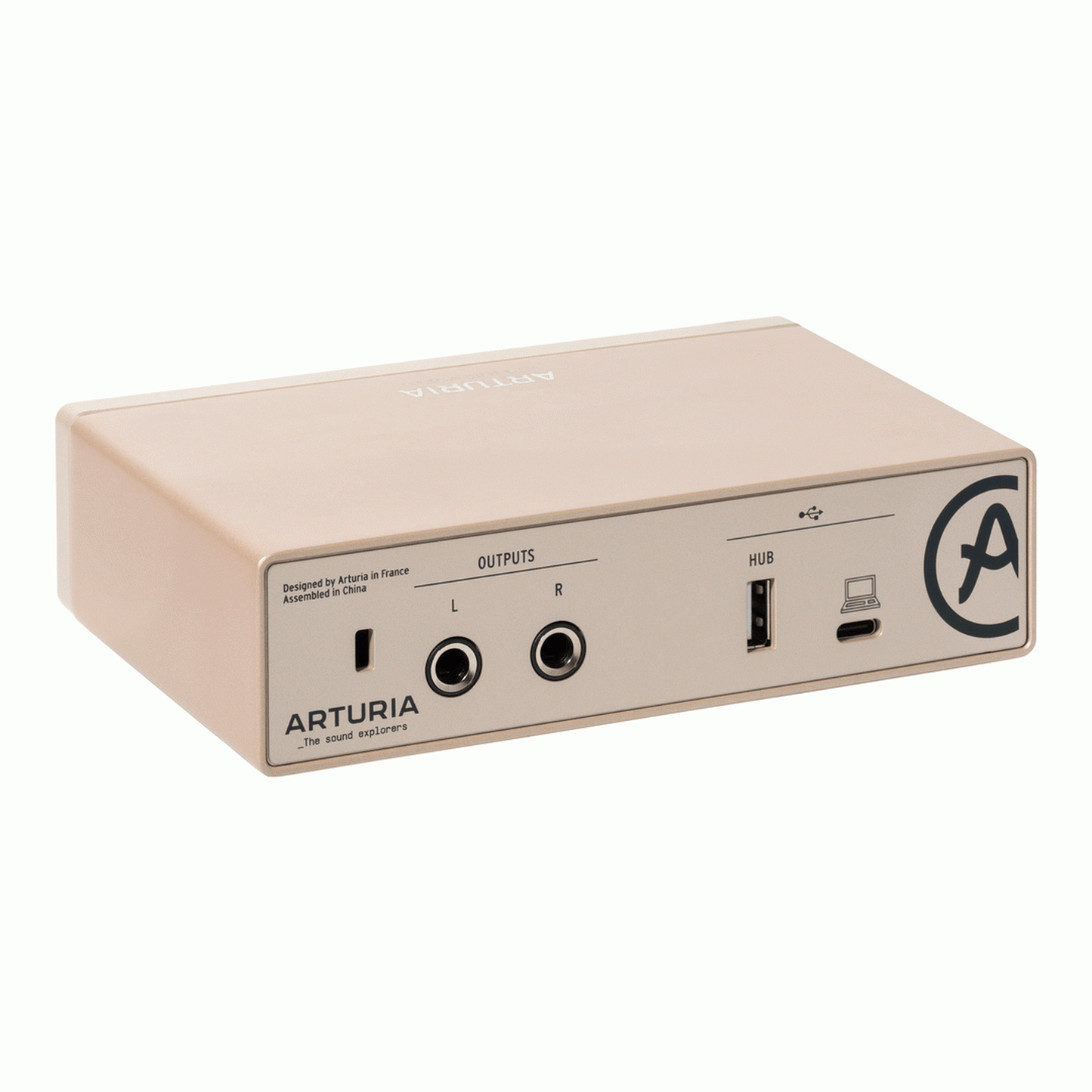 Arturia MiniFuse 1 Audio Interface - Champagne