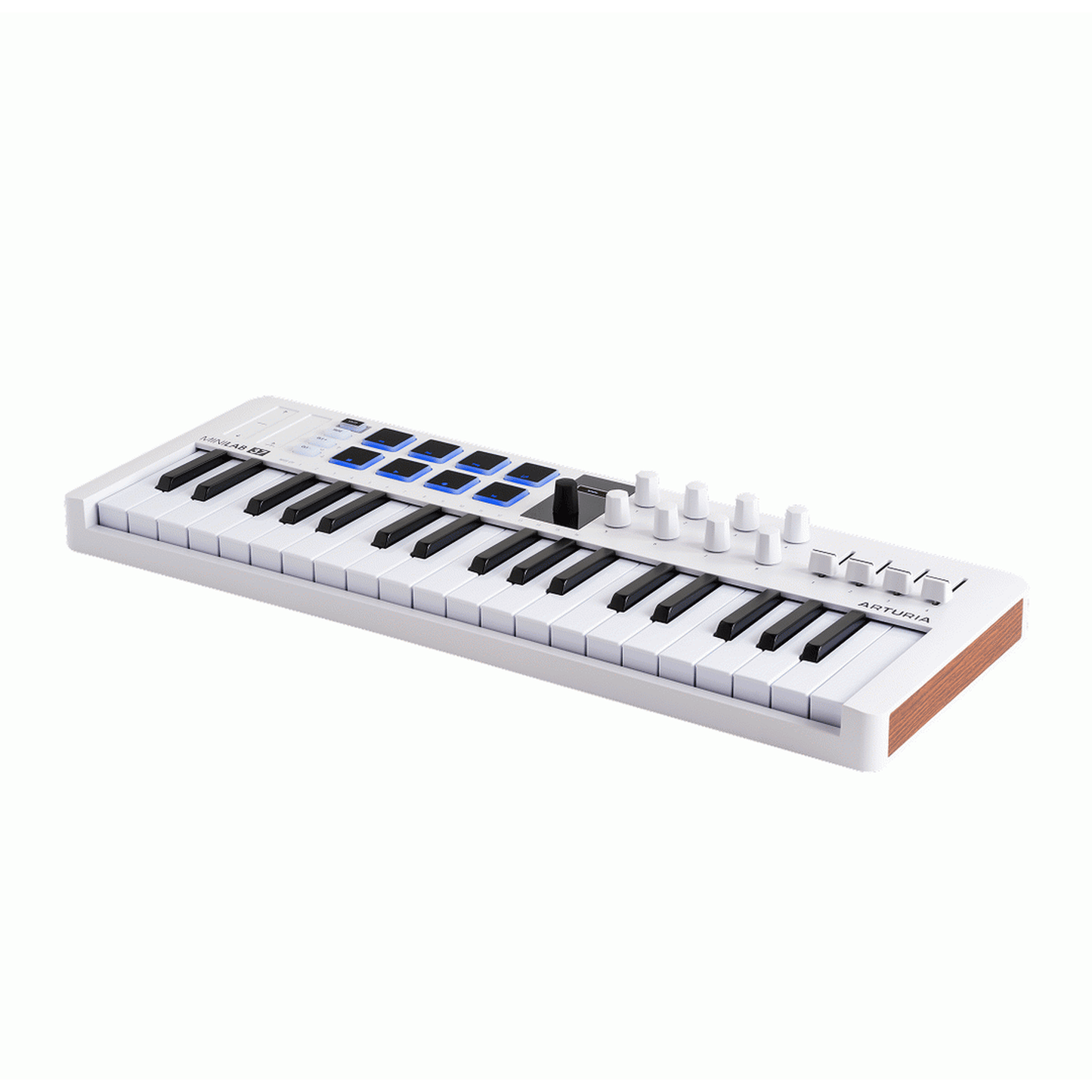 Arturia MiniLab 37 MIDI Controller - White right angle