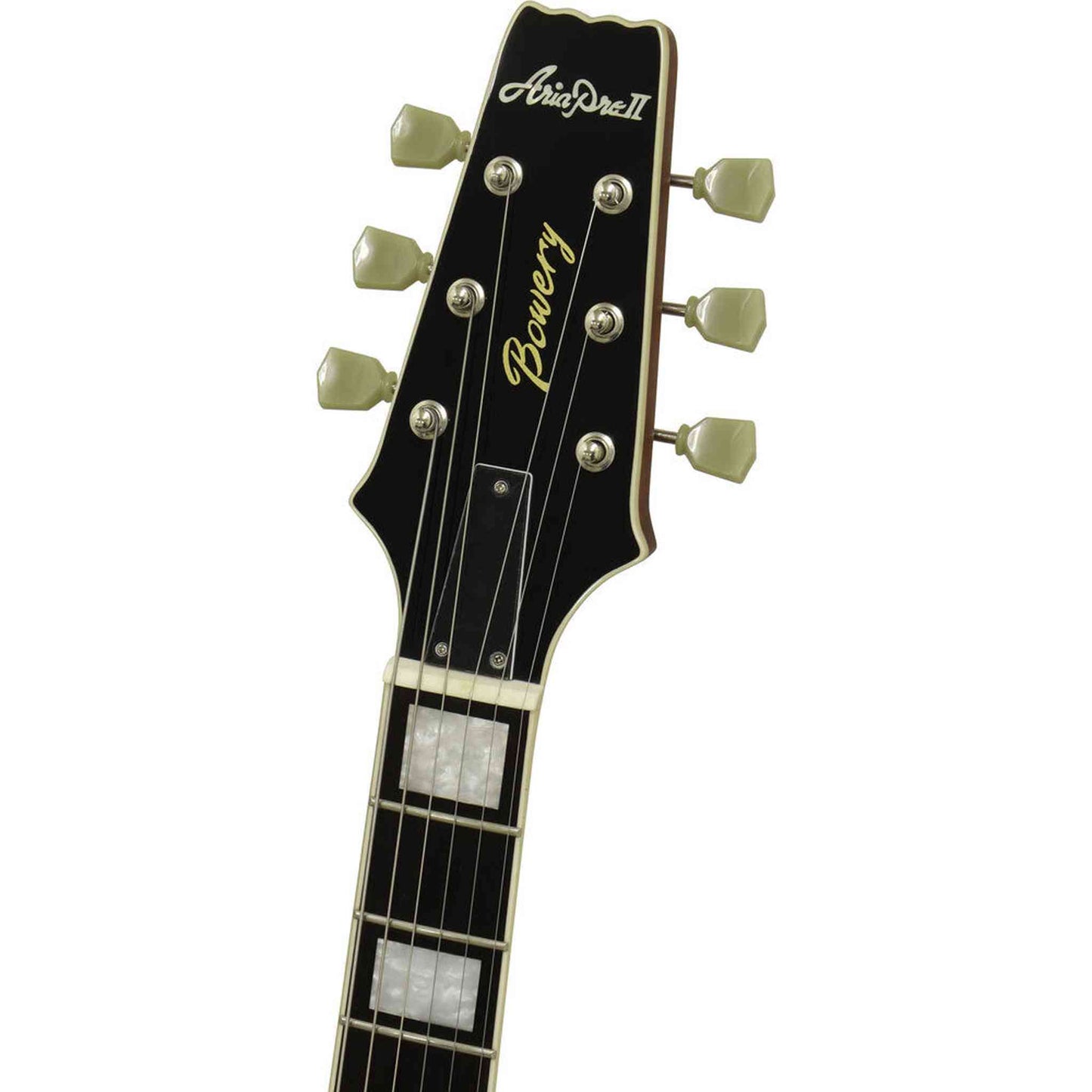 Aria 212-MK2 Bowery Semi-Hollow Electric Guitar - Cadillac Pink-ELECTRIC GUITAR-Joondalup Music Centre