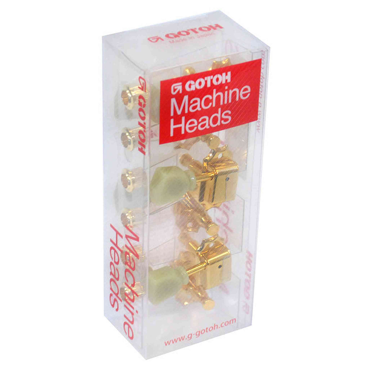 Gotoh SD90 Series Acoustic/Electric Tuning Machines in Gold Finish (3+3)