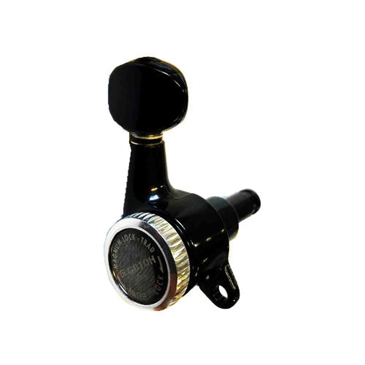 Gotoh SG381 Magnum Lock Traditional Series Guitar Tuning Machines in Black Finish (6-inline)