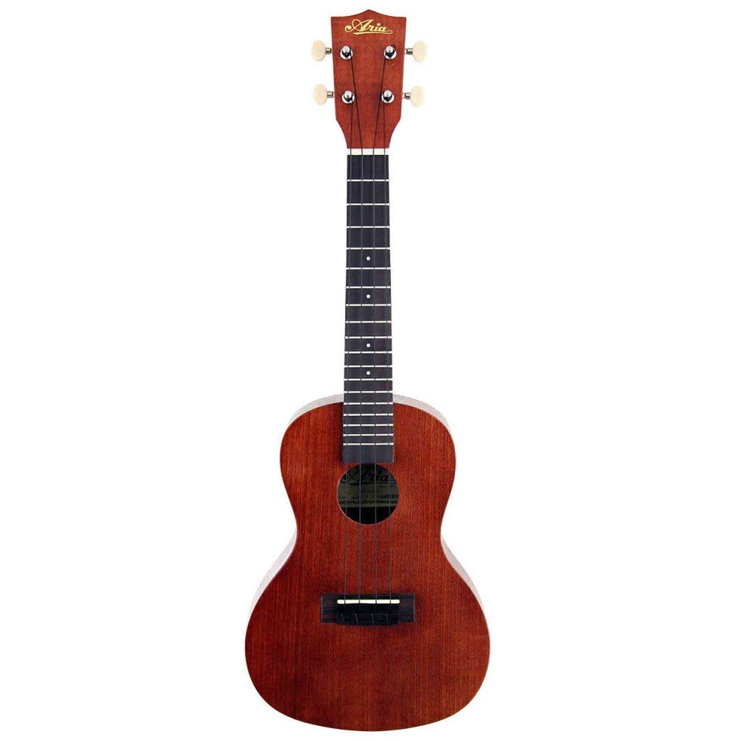 Aria AU-Series Tenor Ukulele Starter Pack  - Uke, Clip-on Tuner, Gig Bag & Book