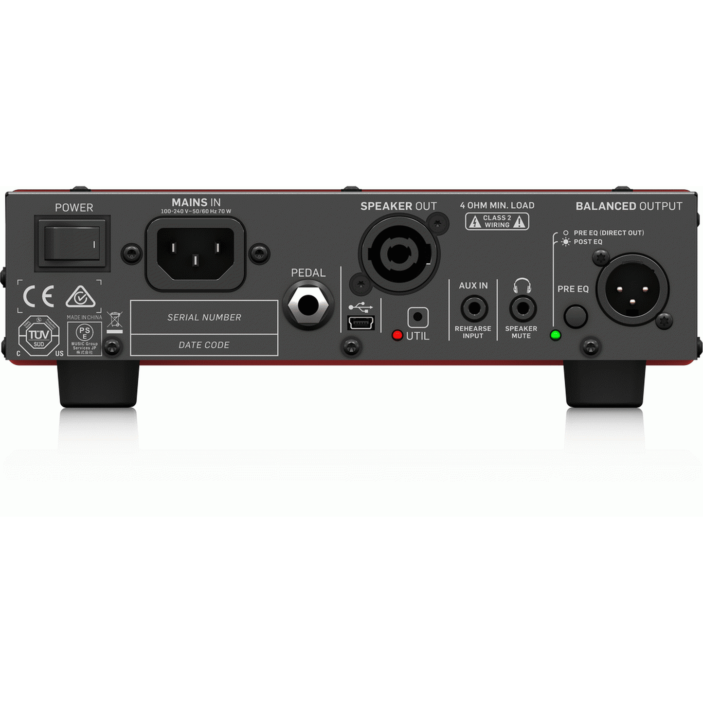 TC Electronic BH250 Bass Amplifer Head