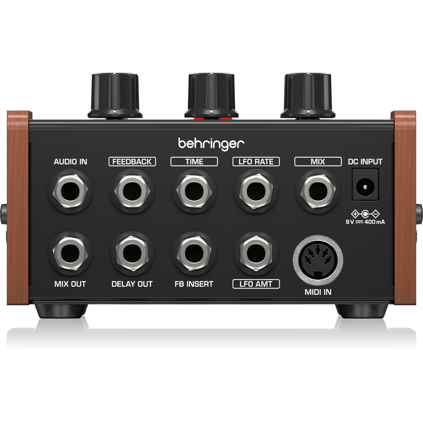 Behringer BM-14M Vintage Analogue Delay inputs