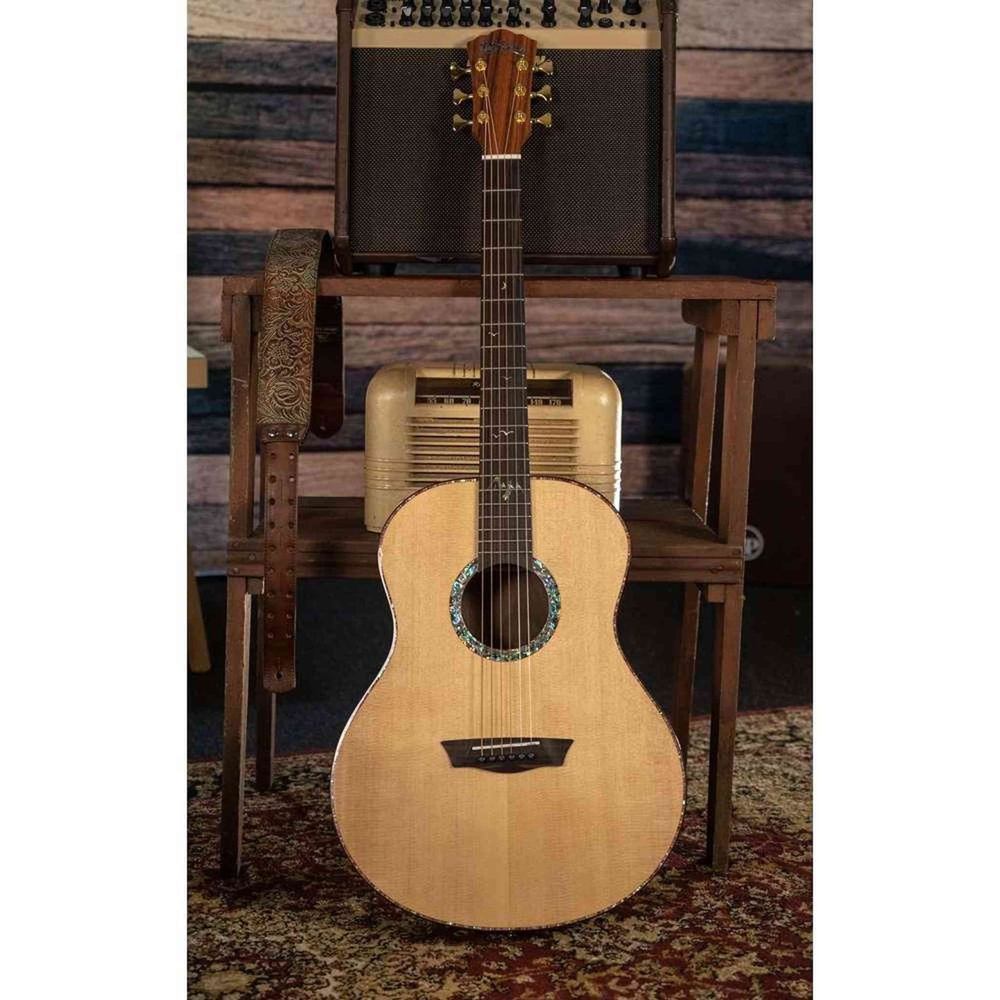 Washburn BTS24S-D-U Bella Tono 'Elegante' Acoustic Guitar Studio - Natural-ACOUSTIC GUITAR-Joondalup Music Centre
