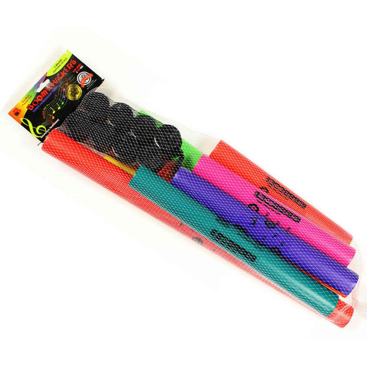 Boomwhackers 8-Note Diatonic C-Major Scale Set with Octaver Caps