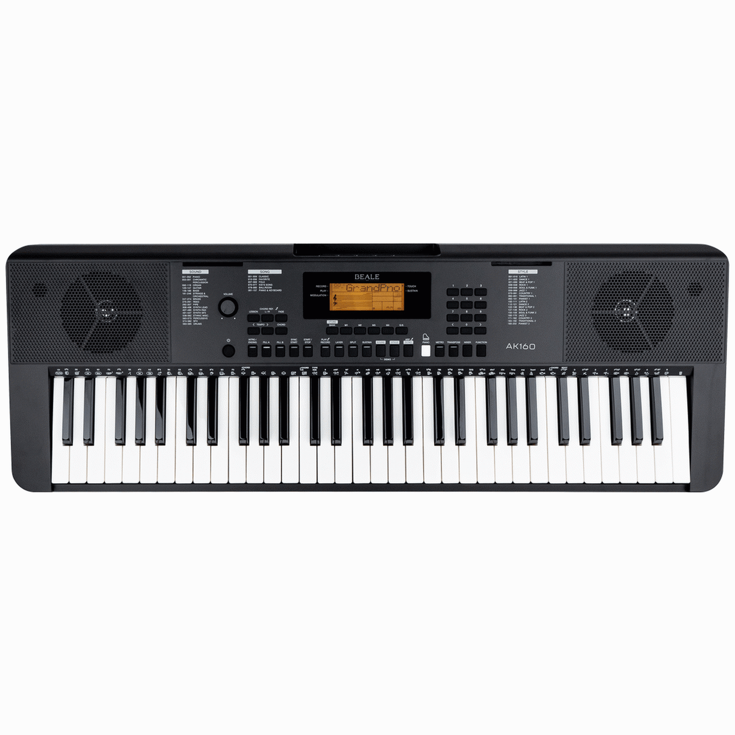 Beale AK160 Portable Keyboard - Black from Joondalup Music Centre