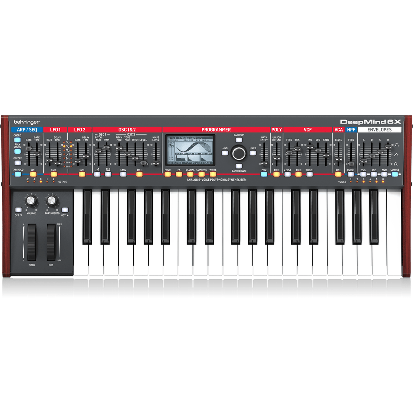 Behringer Deepmind 6X True Analog 6-Voice Polyphonic Synthesiser from Joondalup Music Centre