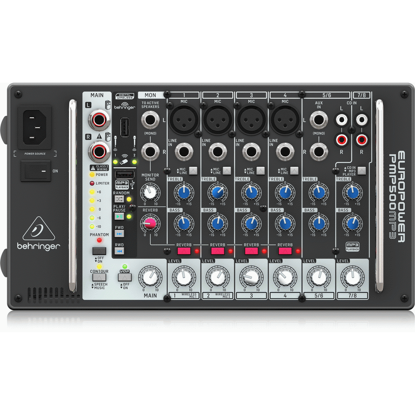 Behringer Europower PMP500MP3 Powered Mixer from Joondalup Music Centre