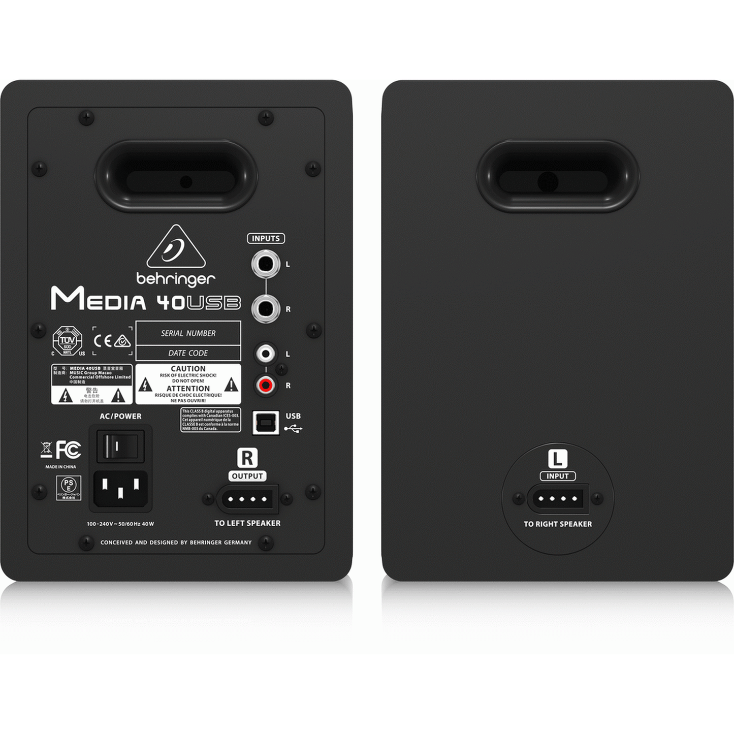 Behringer Media 40USB Studio Monitors (Pair) from Joondalup Music Centre 2