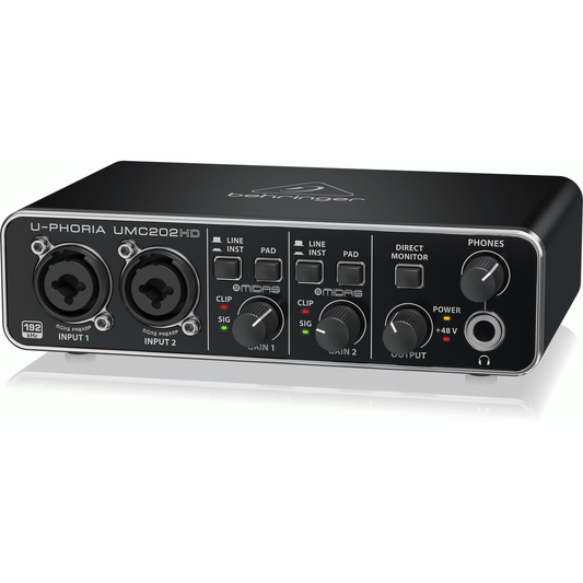 Behringer U-Phoria UMC202HD Audio Interface from Joondalup Music Centre 2