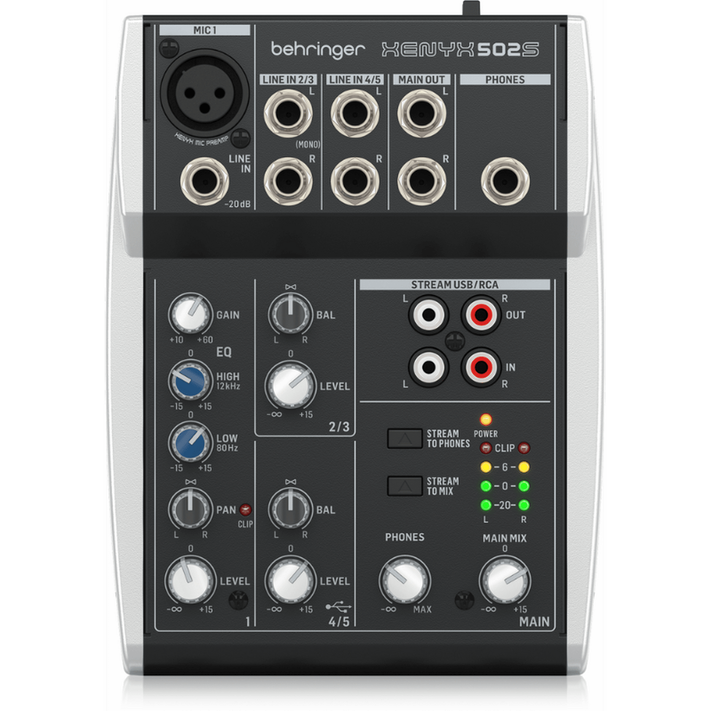 Behringer Xenyx 502S 5 Channel Mixer from Joondalup Music Centre