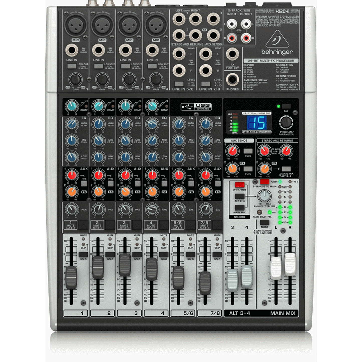 Behringer Xenyx X1204USB Mixer from Joondalup Music Centre