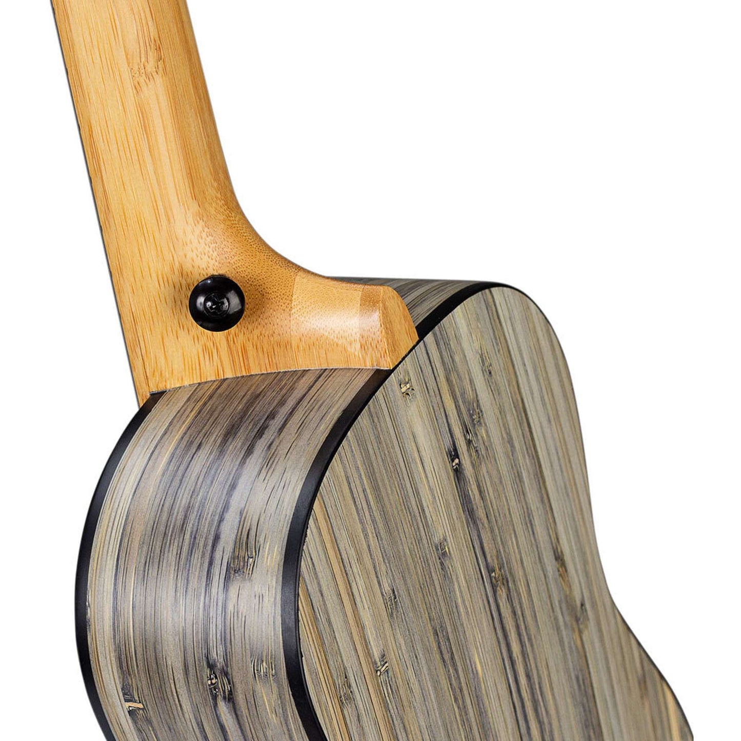 Cascha Bamboo Series Tenor Ukulele - Graphite Finish