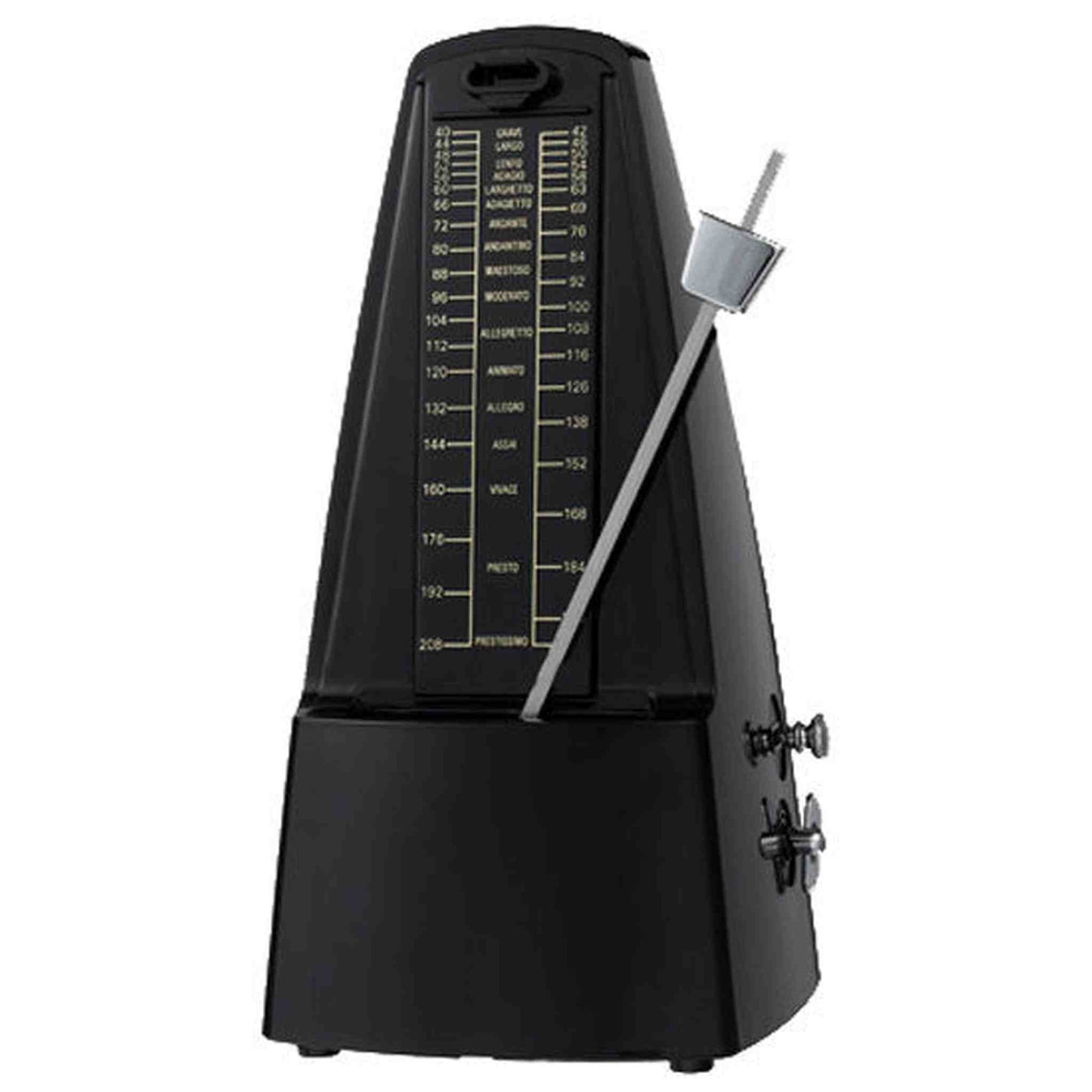 Cherry Metronome with Metal Mechanism & Bell - Black