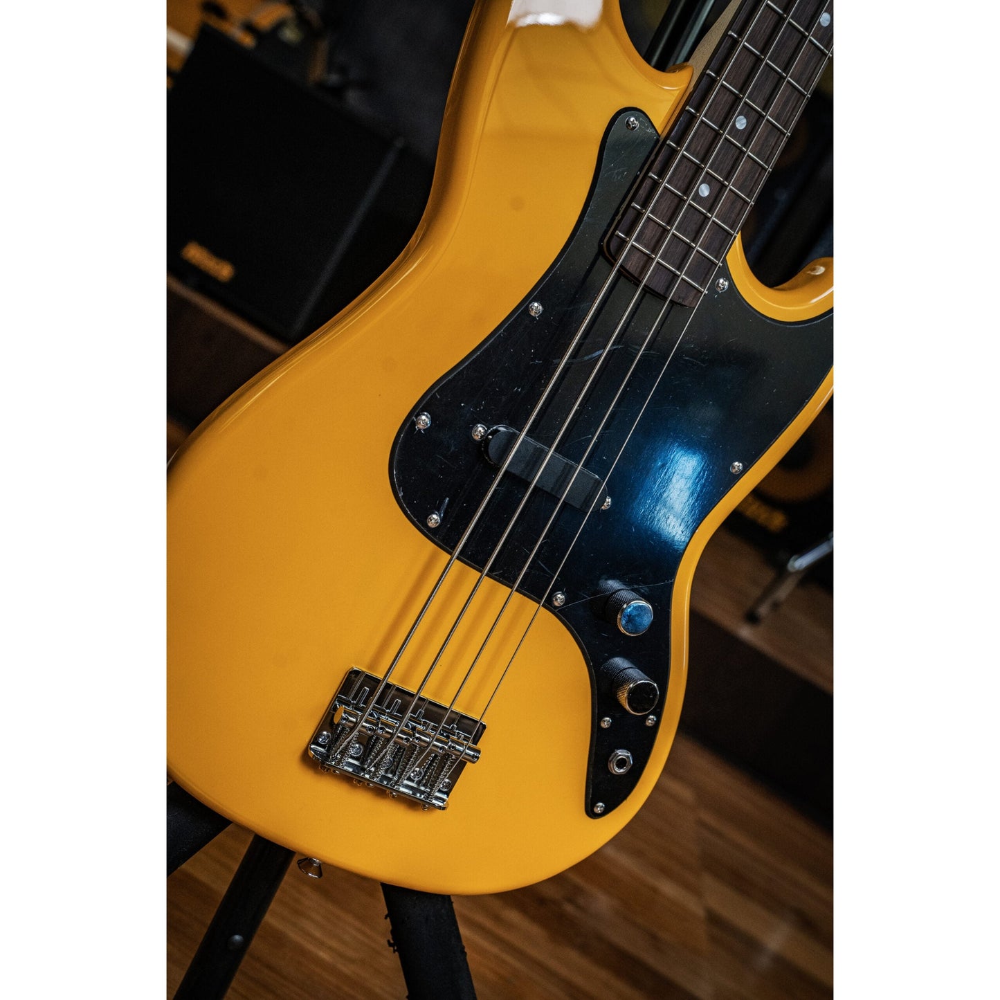Mark Bass MB Yellow SS - Short Scale 4 String Bass Guitar-BASS GUITAR-Joondalup Music Centre