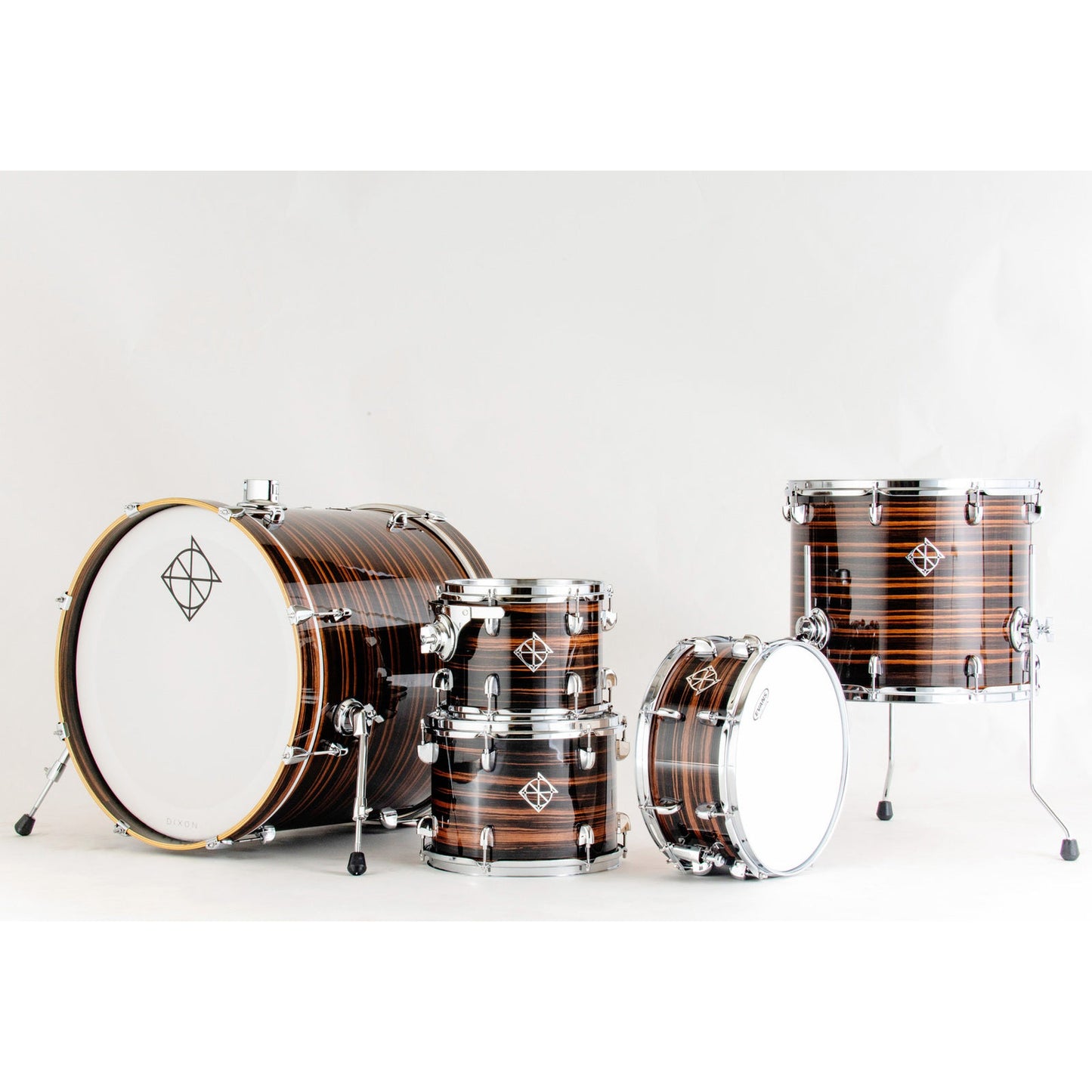 Dixon Fuse Limited Series Drum Kit - Zebrawood from Joondalup Music Centre