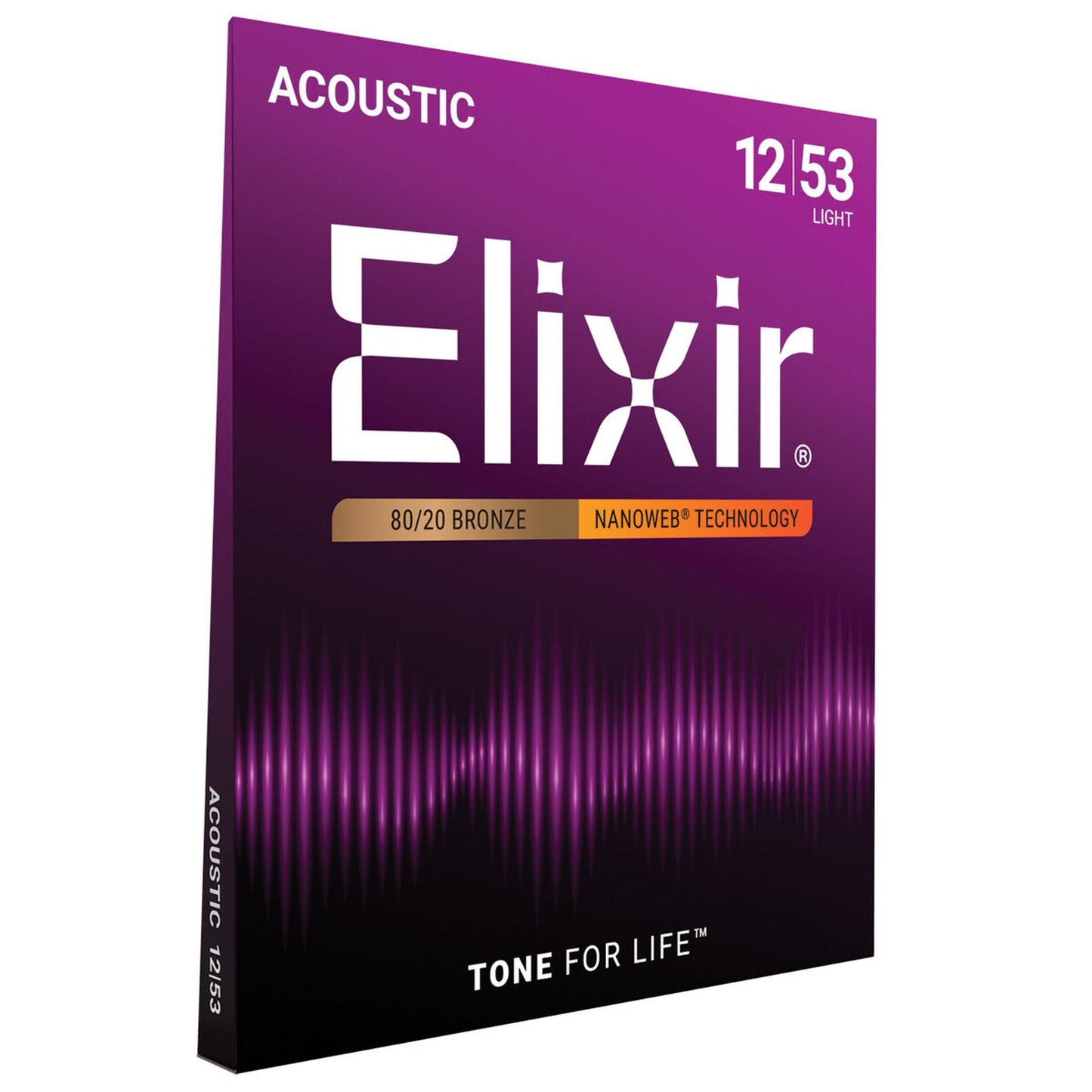 Elixir Nanoweb 80/20 Acoustic Guitar Strings - 12-53 - Joondalup Music Centre 3