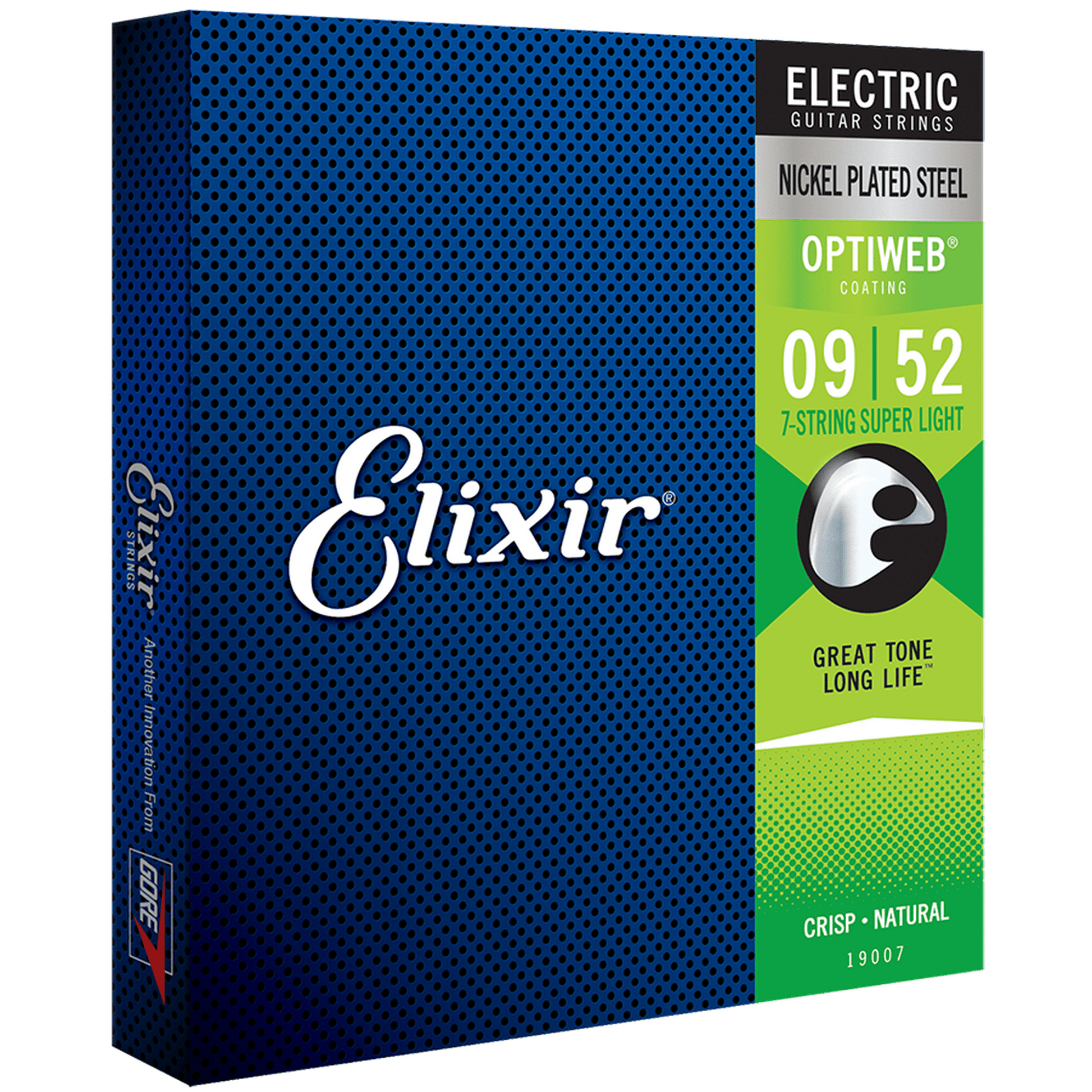 Elixir 19007 Optiweb 7-String Electric Super Light 9-52 - Joondalup Music Centre