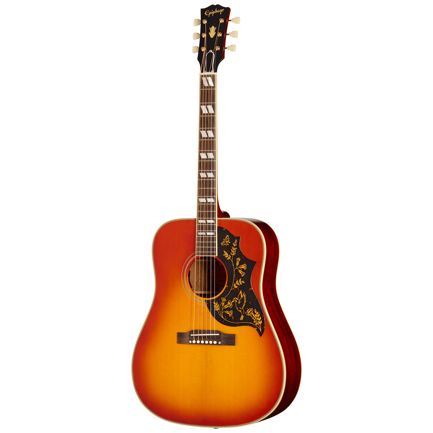 Epiphone 1960 Hummingbird Reissue Heritage Acoustic Guitar - Cherry Sunburst
