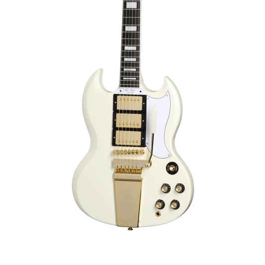 Epiphone 63 Les Paul SG Custom Maestro Inc Case - White - Joondalup Music Centre