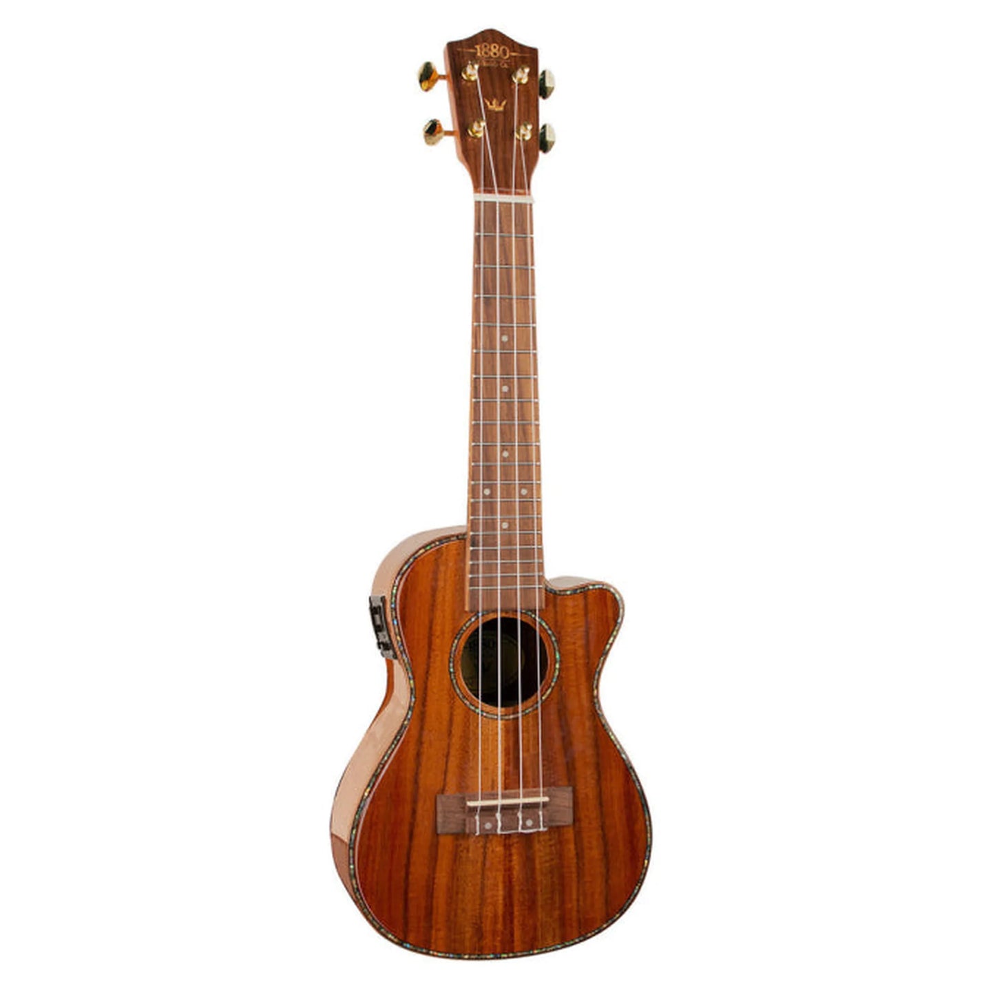 1880 UKULELE CO. 300 Series Solid Koa Top – Nat Gloss