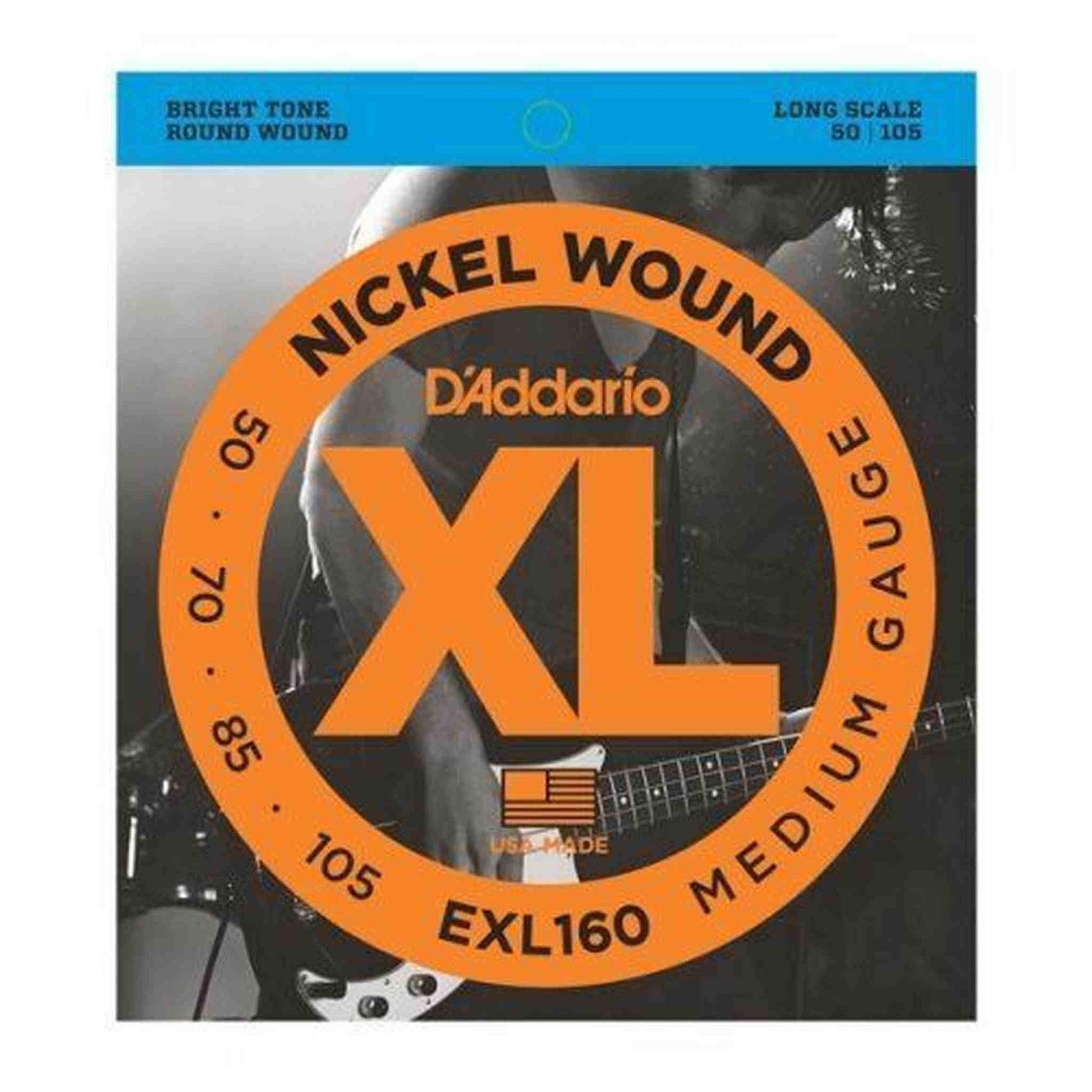 DAddario EXL160 Bass Strings - 50-105-STRINGS-Joondalup Music Centre