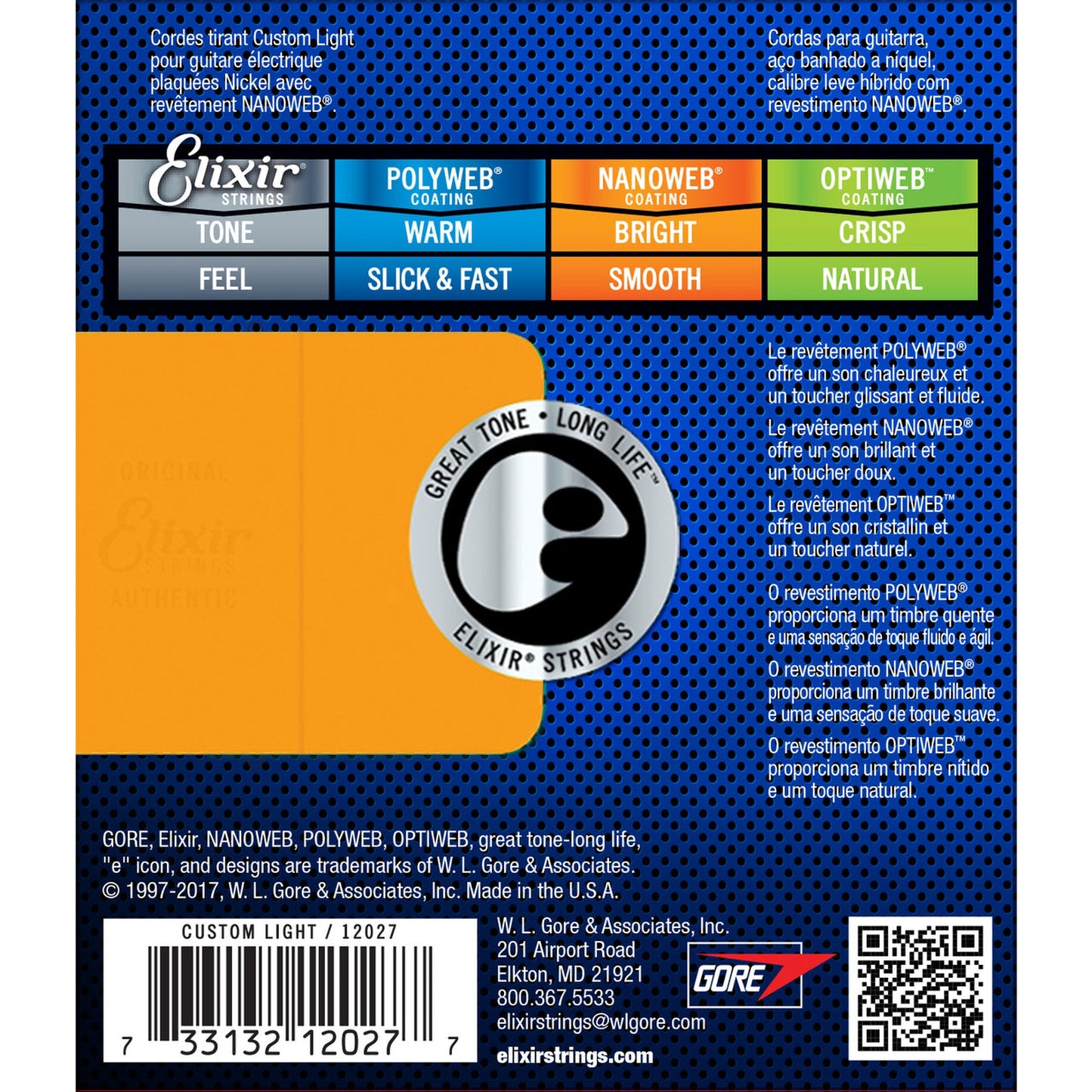 Elixir Nanoweb Custom Light Electric Guitar Strings - 9-46 from Joondalup Music Centre 3