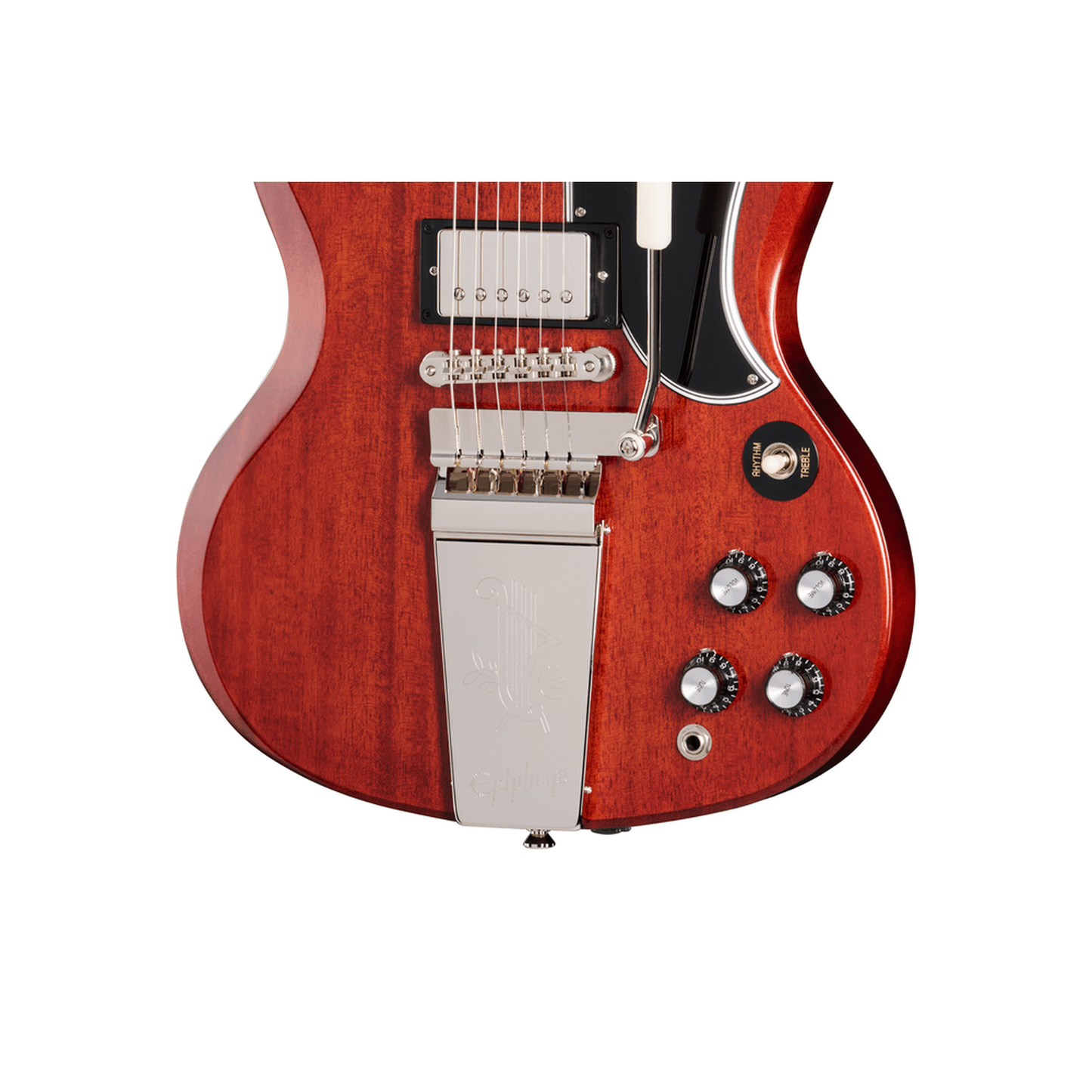 Epiphone 1964 SG Standard w/Maestro Vibrola Reissue - Cherry Red from Joondalup Music Centre 5