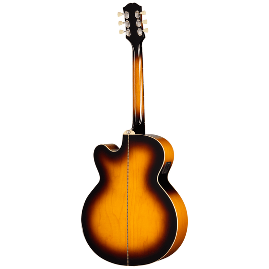 Epiphone J200 Studio EC Acoustic Guitar - Vintage Sunburst 2