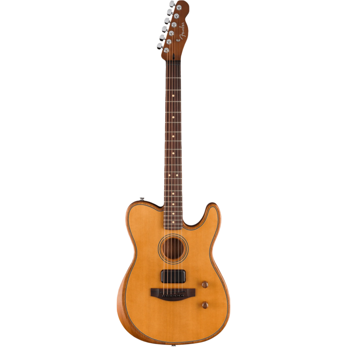 Fender Acoustasonic Standard Telecaster Acoustic Guitar - Aged Natural from Joondalup Music Centre