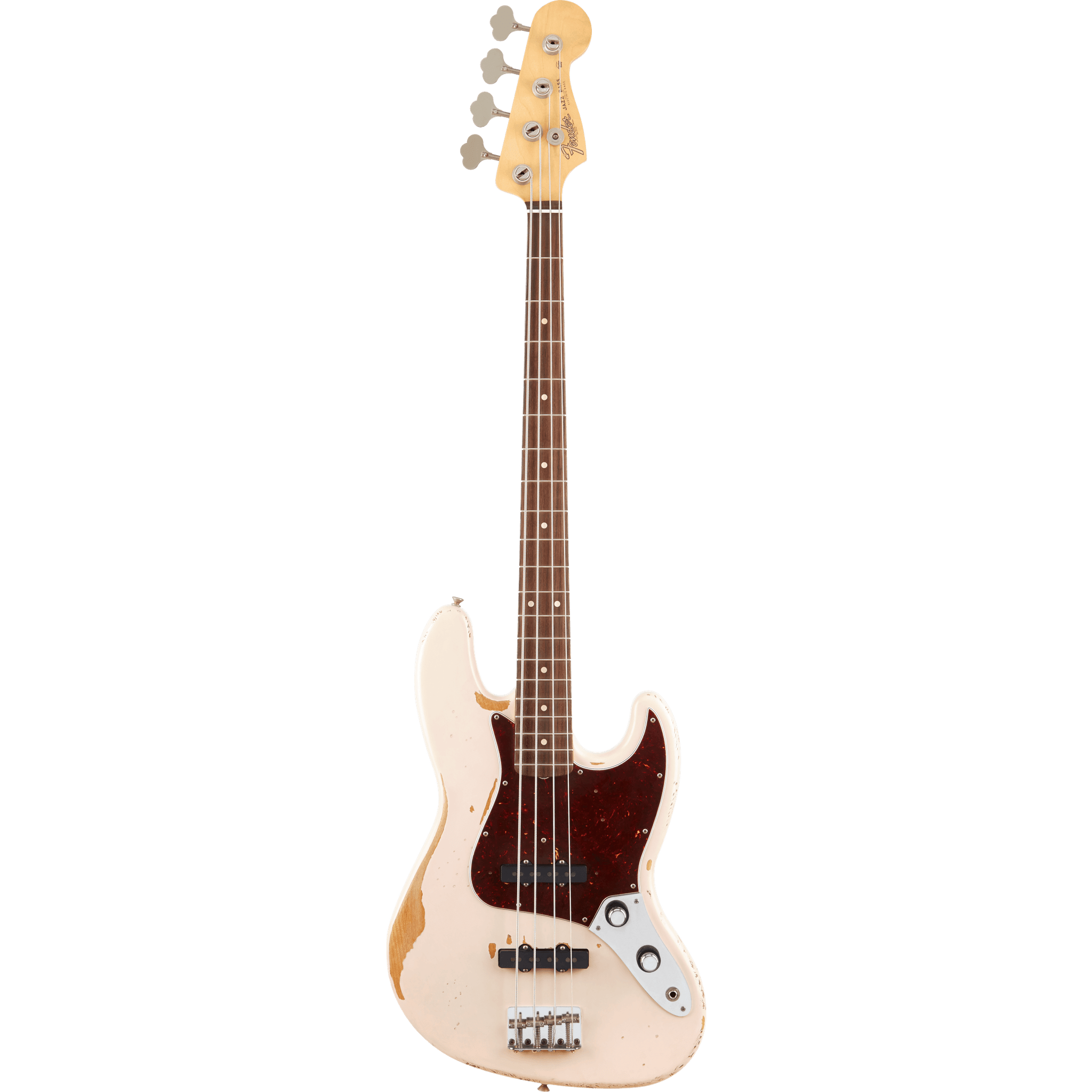 Fender Flea Jazz Bass - Roadworn - Shell Pink – Joondalup Music Centre