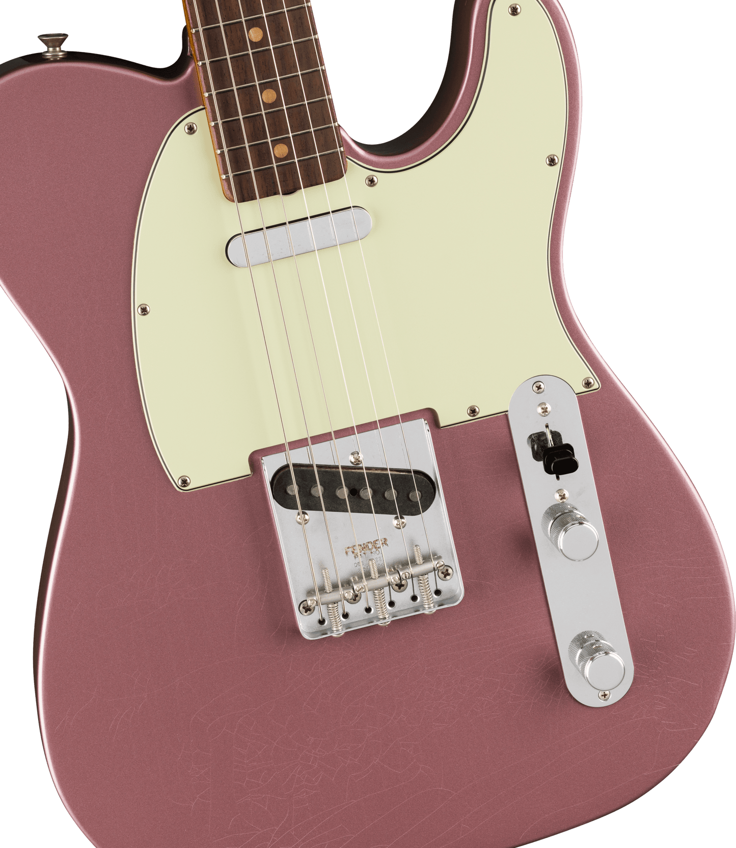Fender Limited Edition Vintera II Road Worn '60s Telecaster - Burgundy Mist Metallic from Joondalup Music Centre 3