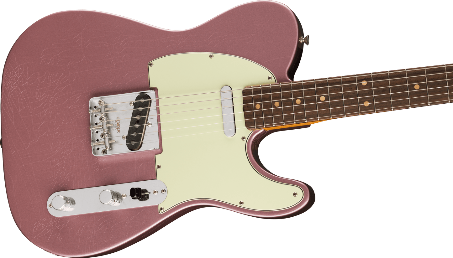 Fender Limited Edition Vintera II Road Worn '60s Telecaster - Burgundy Mist Metallic from Joondalup Music Centre 4