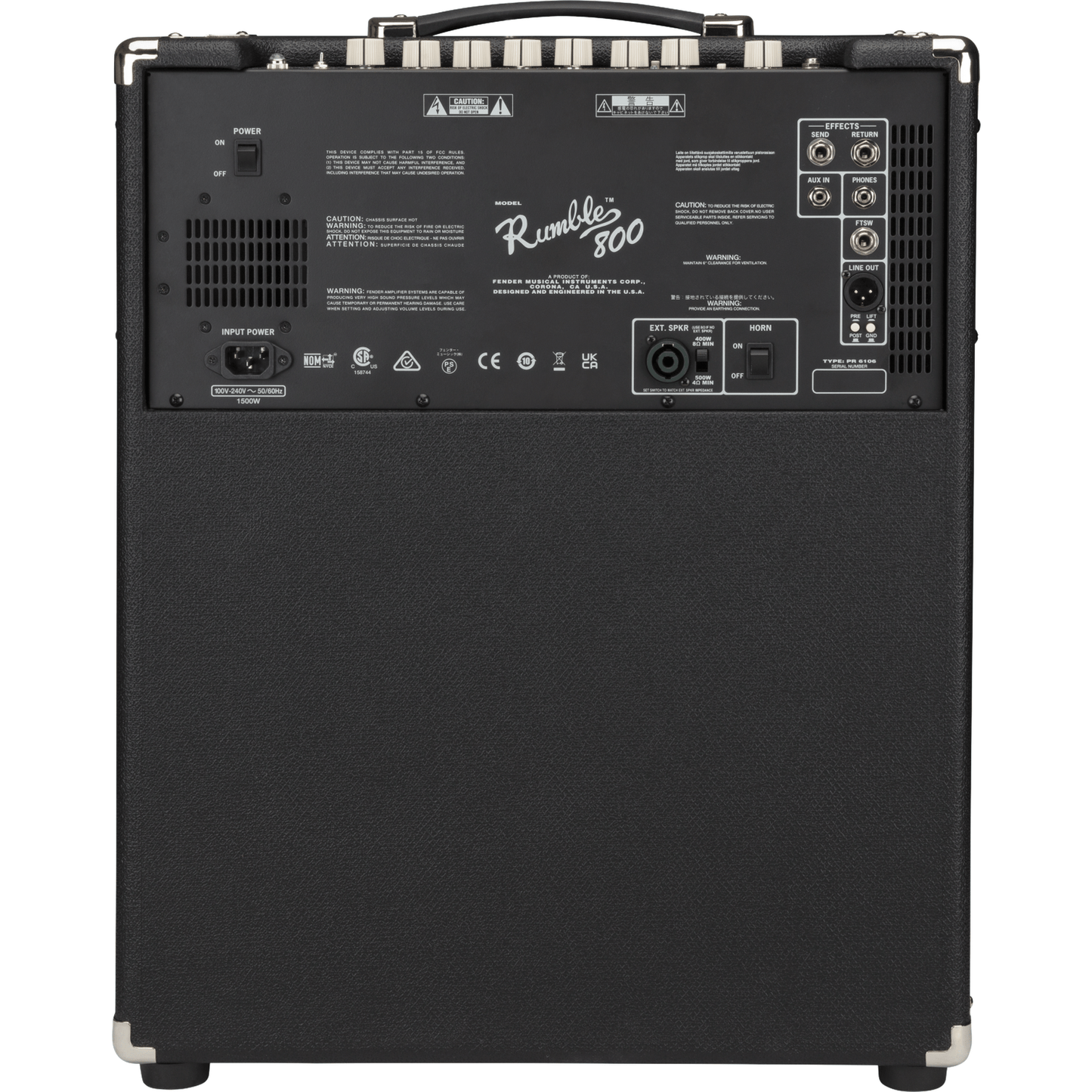 Fender Rumble 800 2x10 Bass Amplifier - 800W from Joondalup Music Centre 2