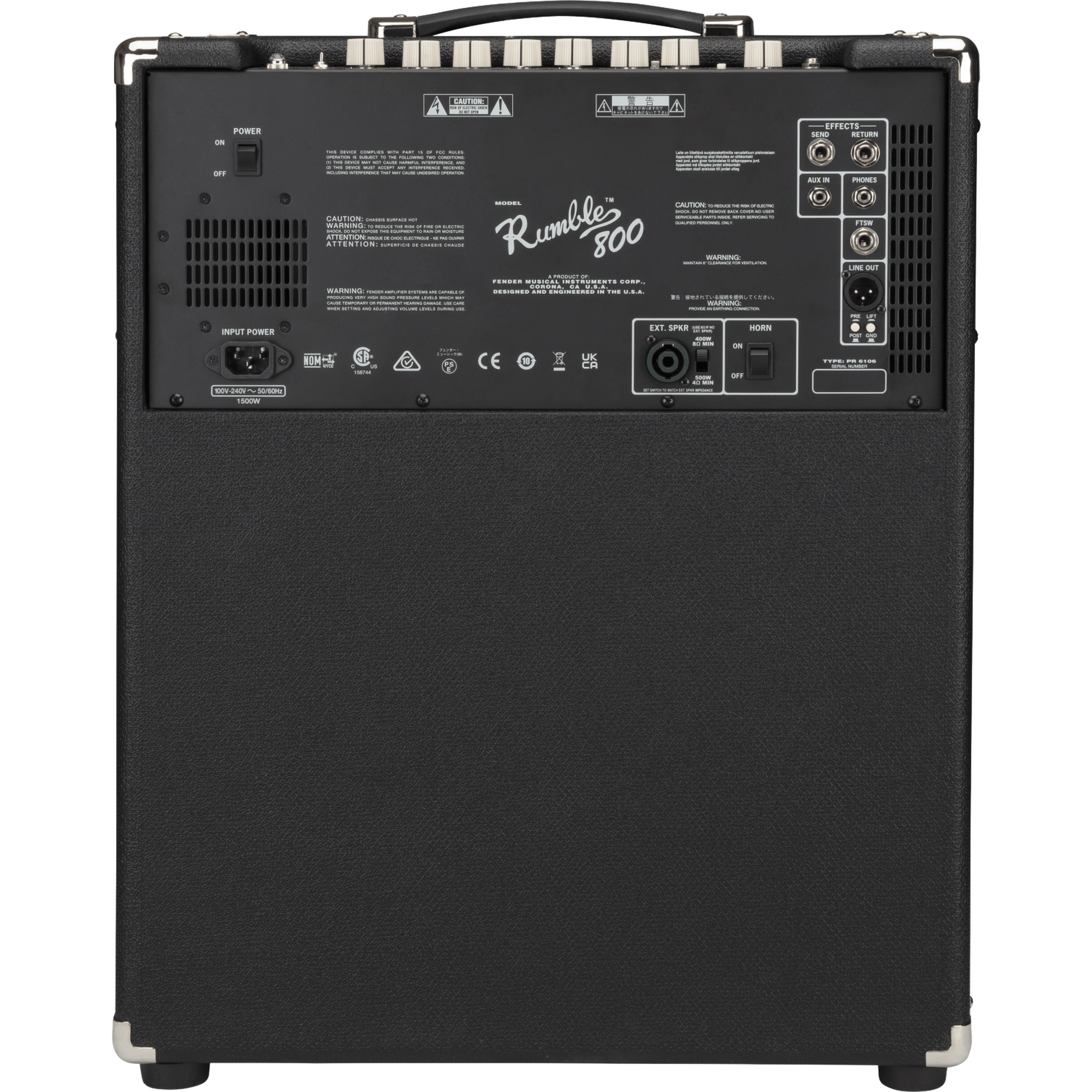 Fender Rumble 800 2x10 Bass Amplifier - 800W from Joondalup Music Centre 2