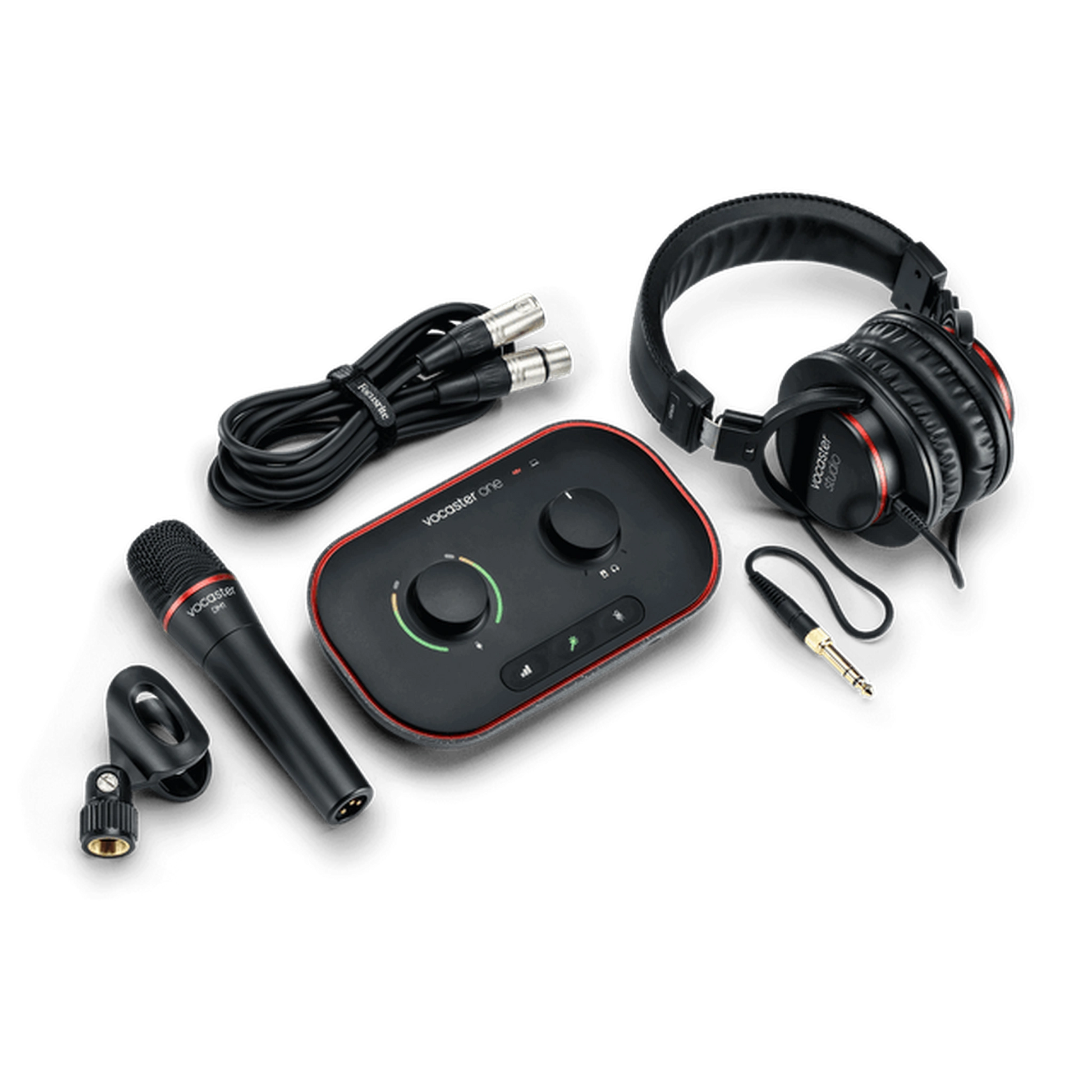 Focusrite Vocaster One Studio Essential Podcasting Kit from Joondalup Music Centre