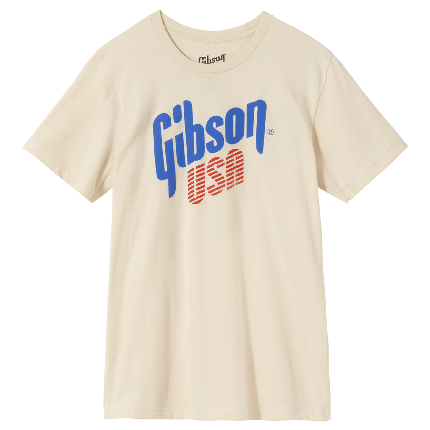 Gibson USA T Shirt Cream - XL-APPAREL-Joondalup Music Centre