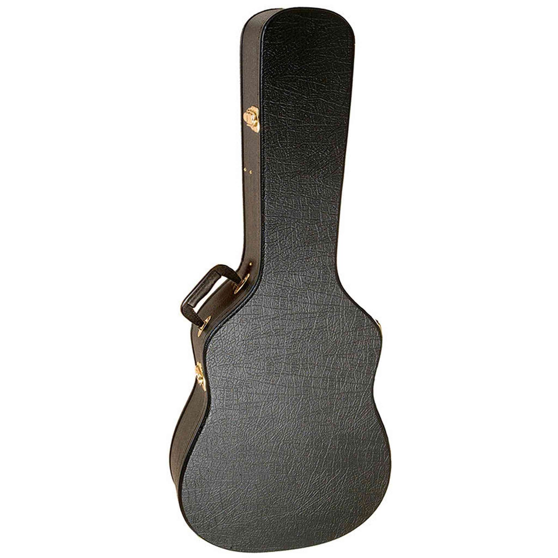 On Stage Hardshell Acoustic Guitar Case - Black-BAG/ CASE-Joondalup Music Centre