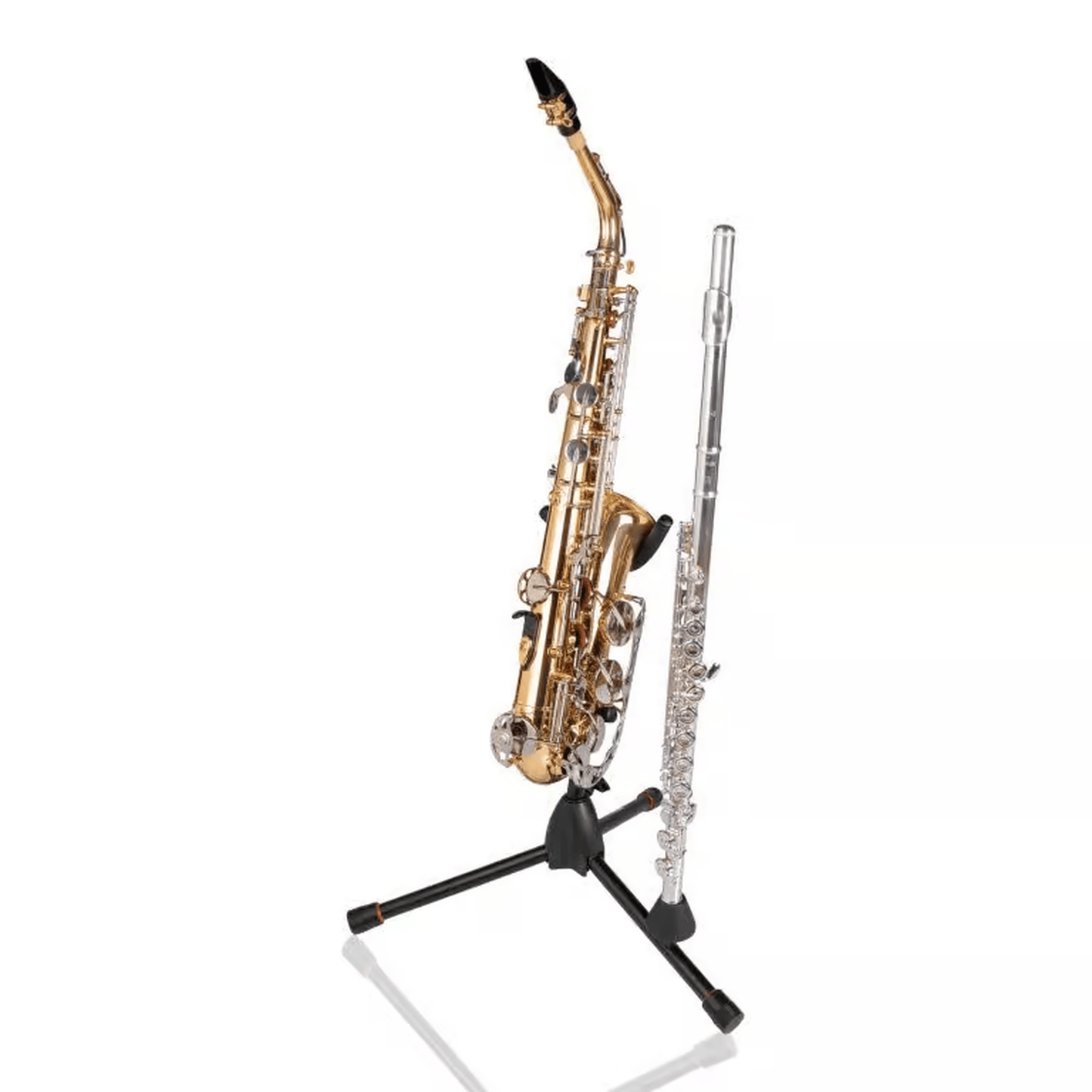 Gator GFW-BNO-SAXFLU Tripod Stand for Alto/Tenor Sax with Flute Peg-SAXOPHONE-Joondalup Music Centre