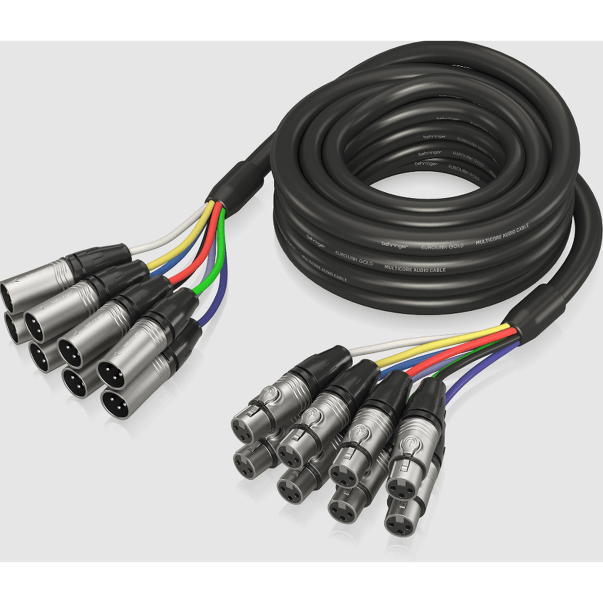 Behringer GMX500 5 Metre 8-Way XLR Multicore Cable - Joondalup Music Centre