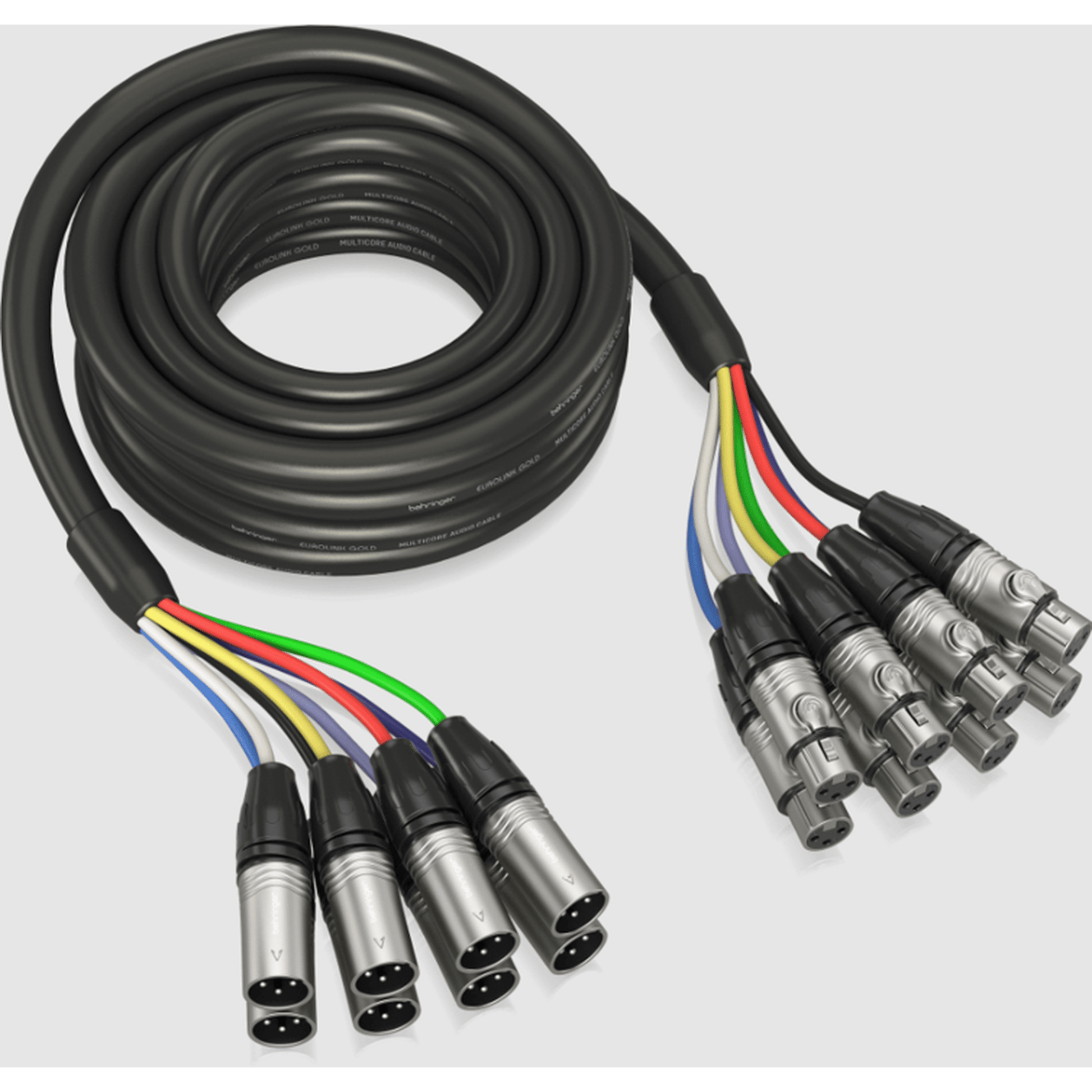 Behringer GMX500 5 Metre 8-Way XLR Multicore Cable - Joondalup Music Centre