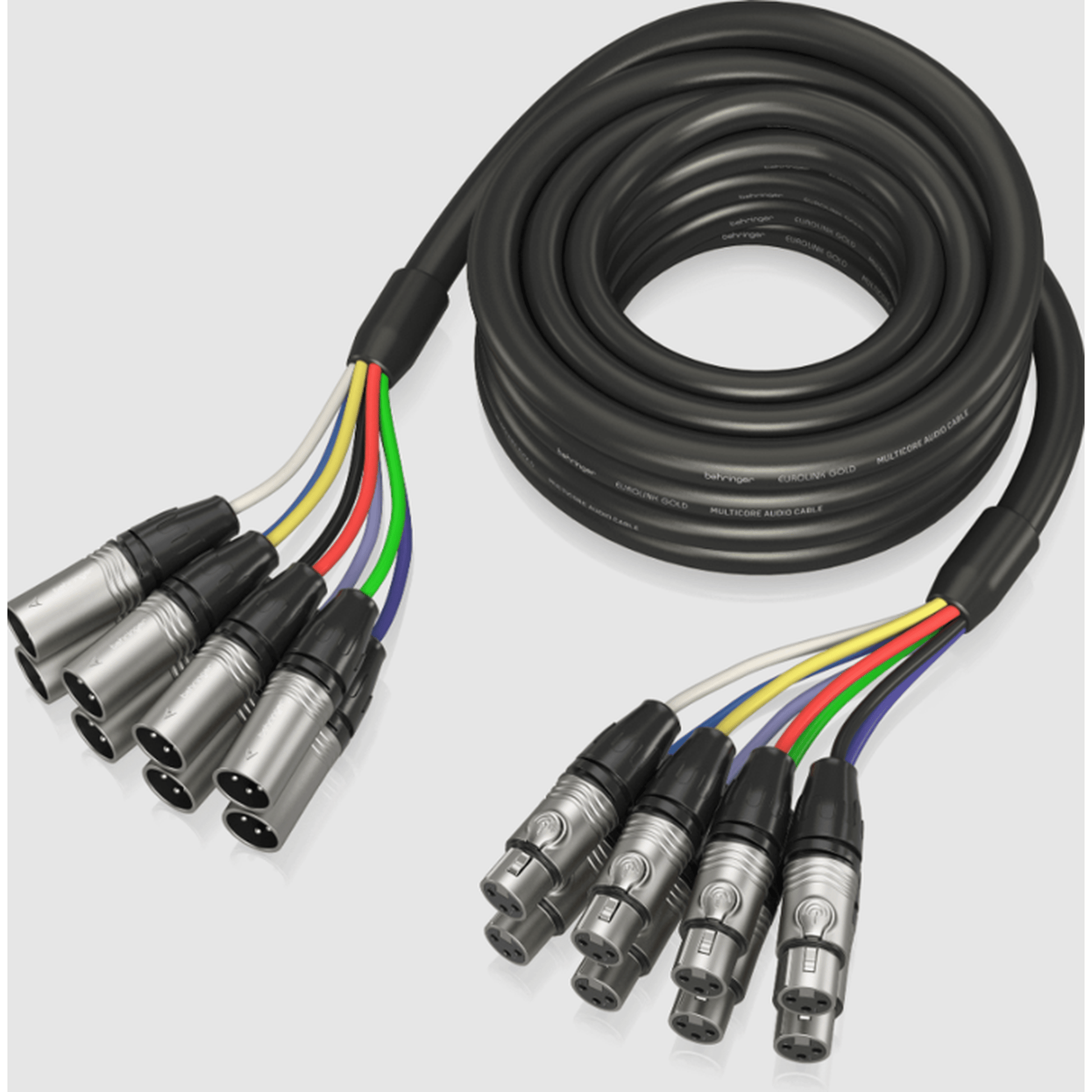 Behringer GMX500 5 Metre 8-Way XLR Multicore Cable - Joondalup Music Centre